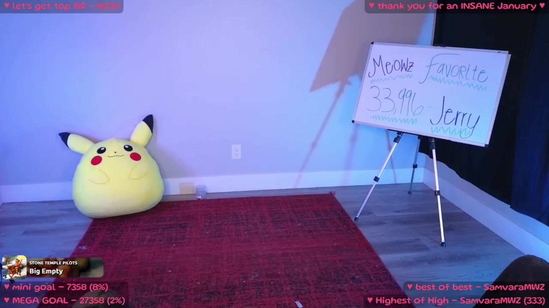 Gallery image thumbnail from MollyMeowz's myfreecams stream on, 02/01/2025, 05:12 image 6 of 20