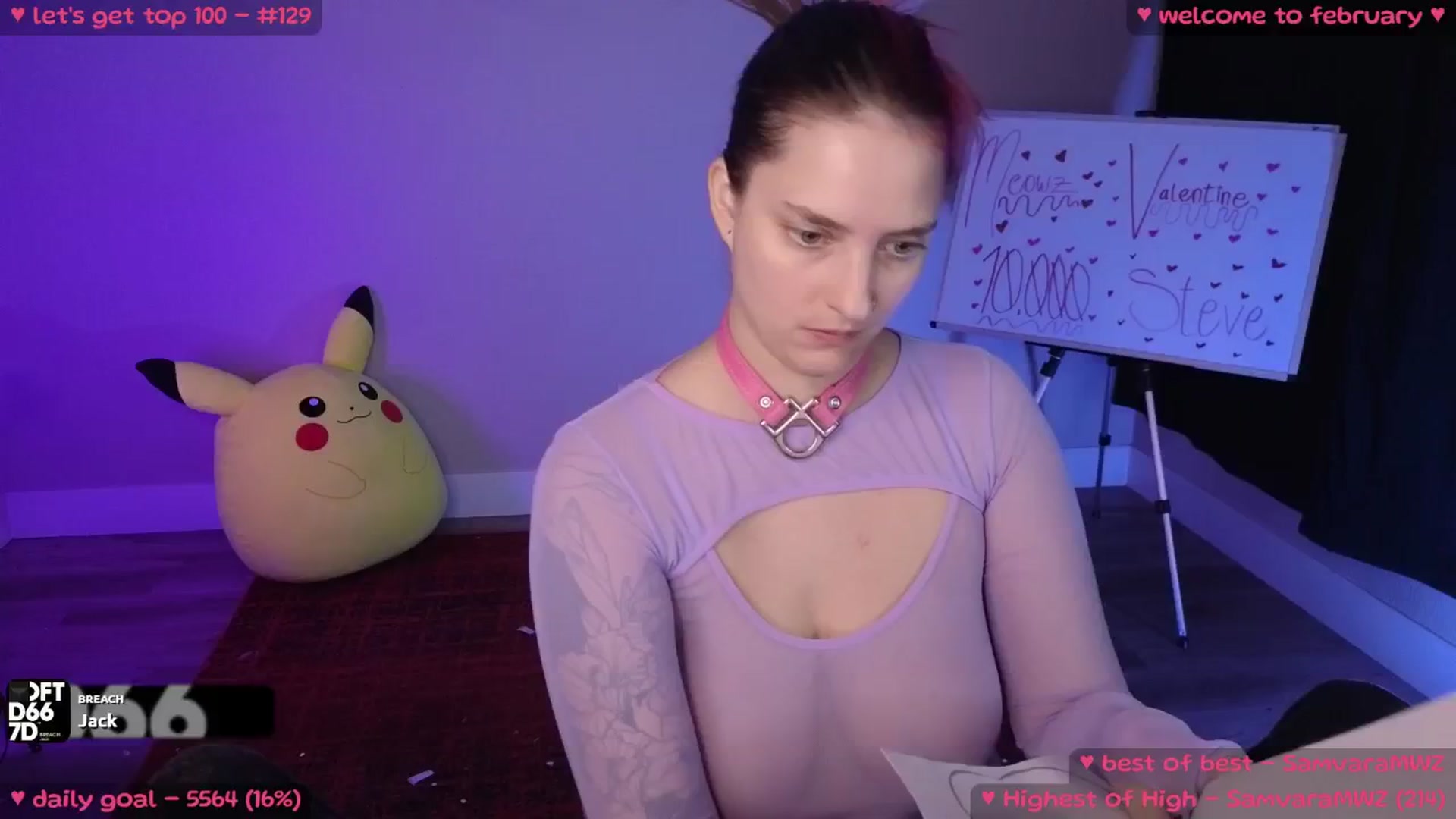 Gallery image thumbnail from MollyMeowz's myfreecams stream on, 02/02/2025, 05:33 image 8 of 20