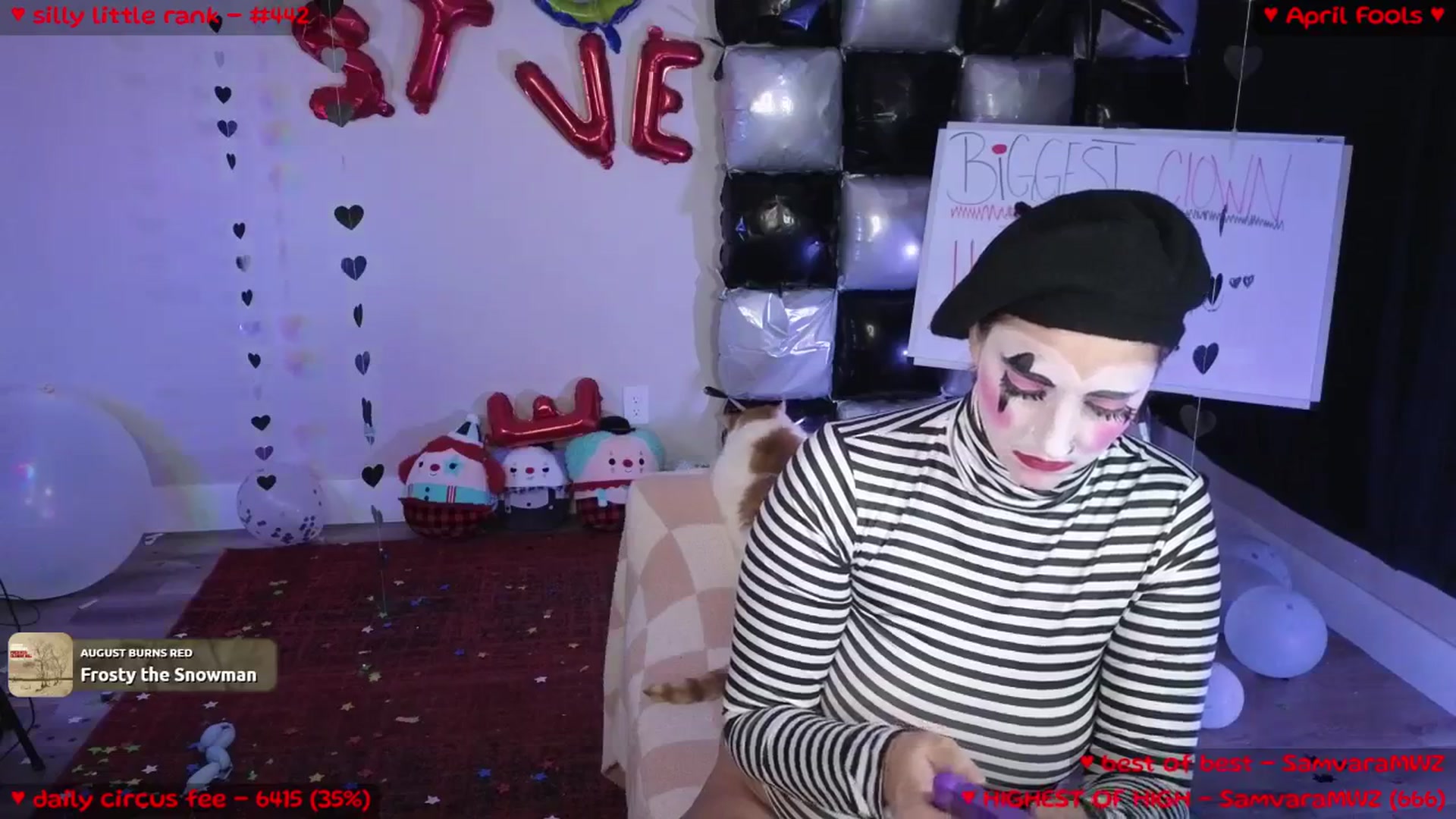 Gallery image thumbnail from MollyMeowz's myfreecams stream on, 04/19/2025, 05:12 image 16 of 20