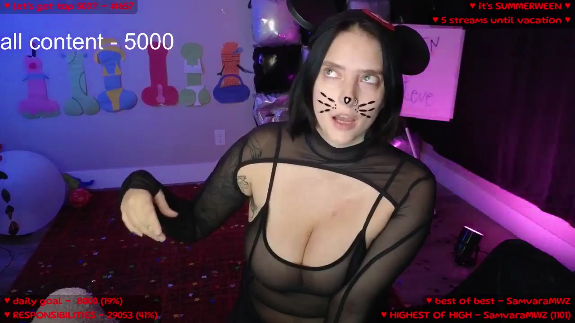 Gallery image thumbnail from MollyMeowz's myfreecams stream on, 08/10/2025, 03:57 image 6 of 20