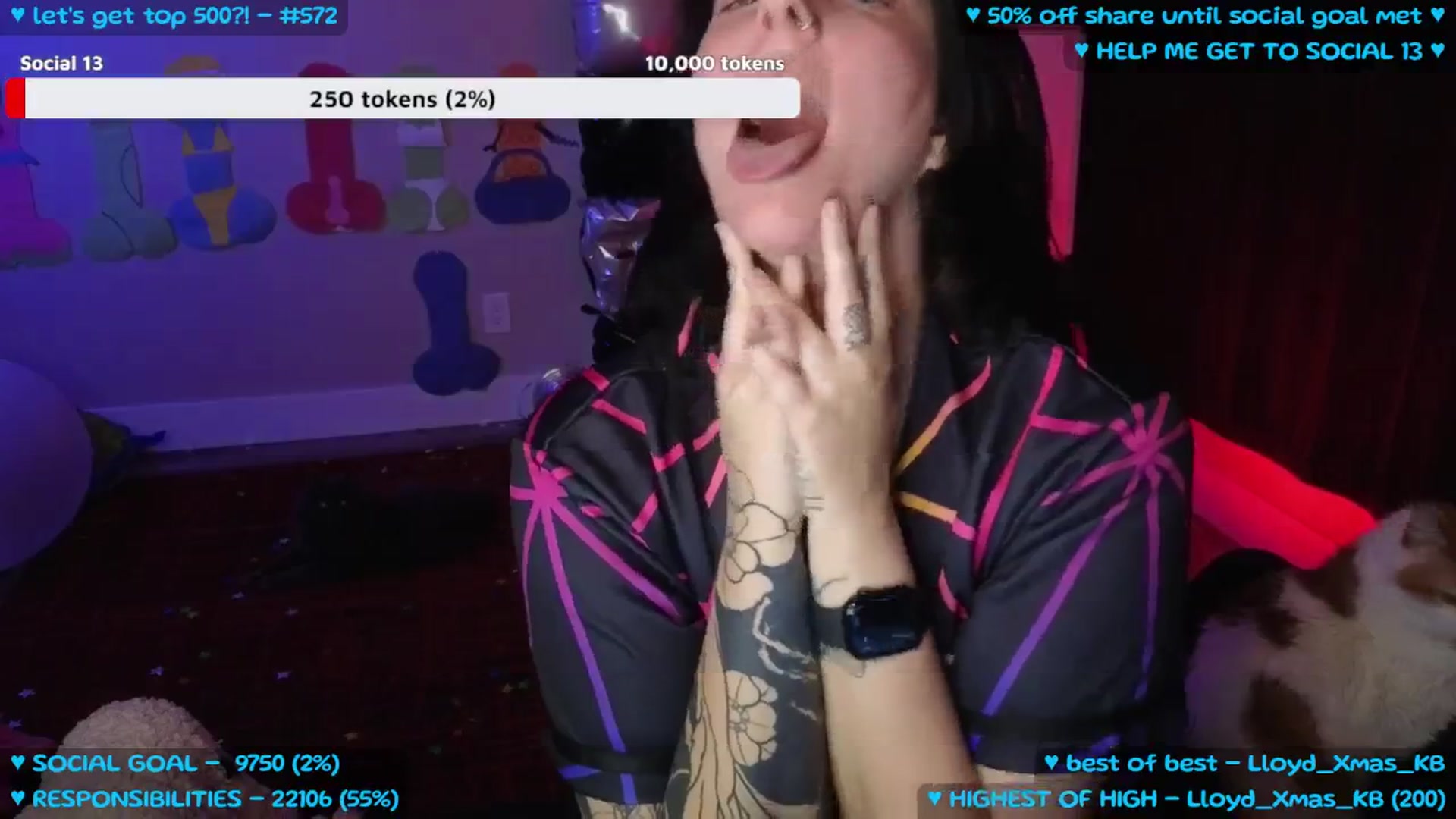 Gallery image thumbnail from MollyMeowz's myfreecams stream on, 08/12/2025, 04:32 image 7 of 20