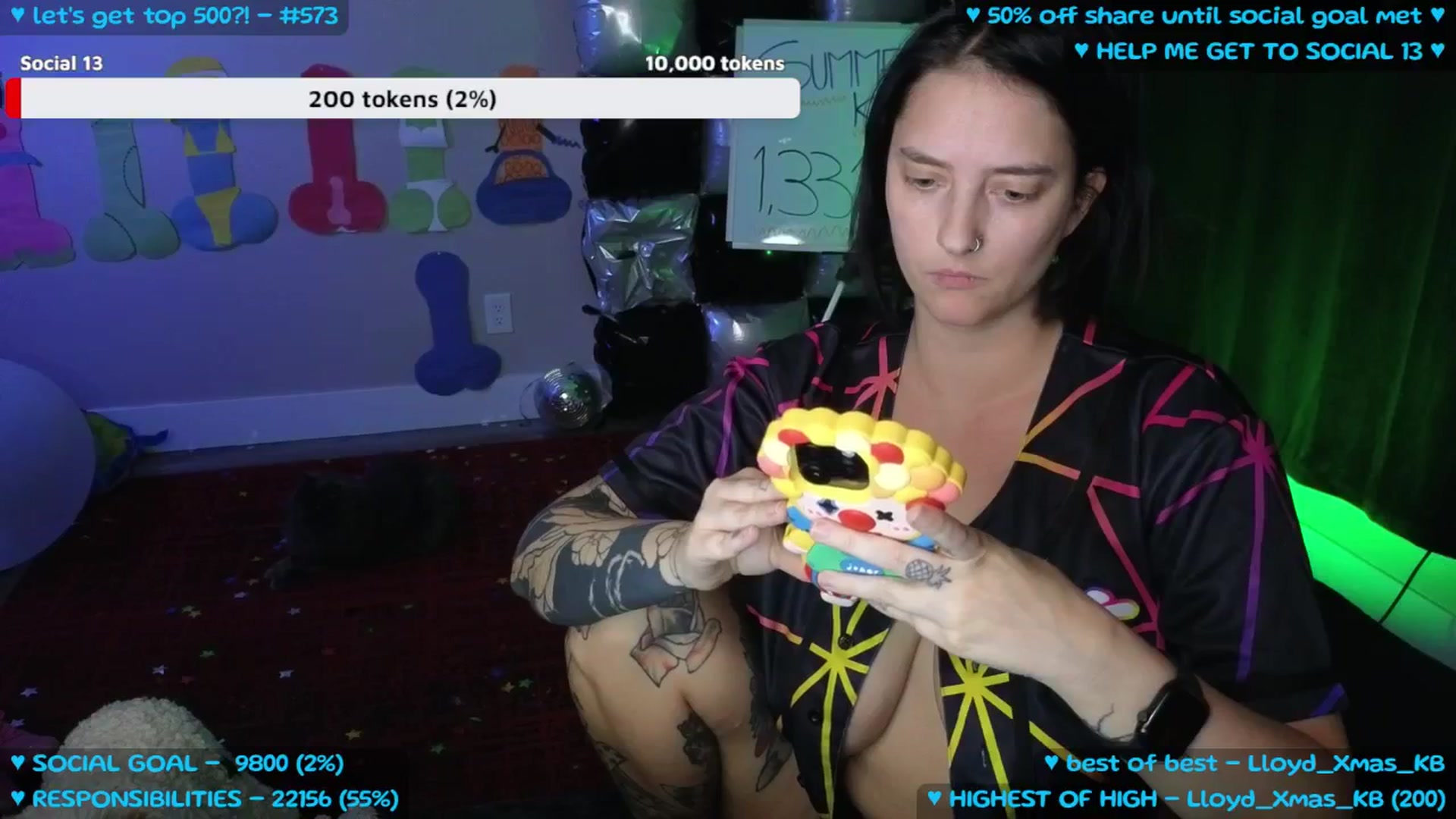 Gallery image thumbnail from MollyMeowz's myfreecams stream on, 08/12/2025, 04:32 image 4 of 20