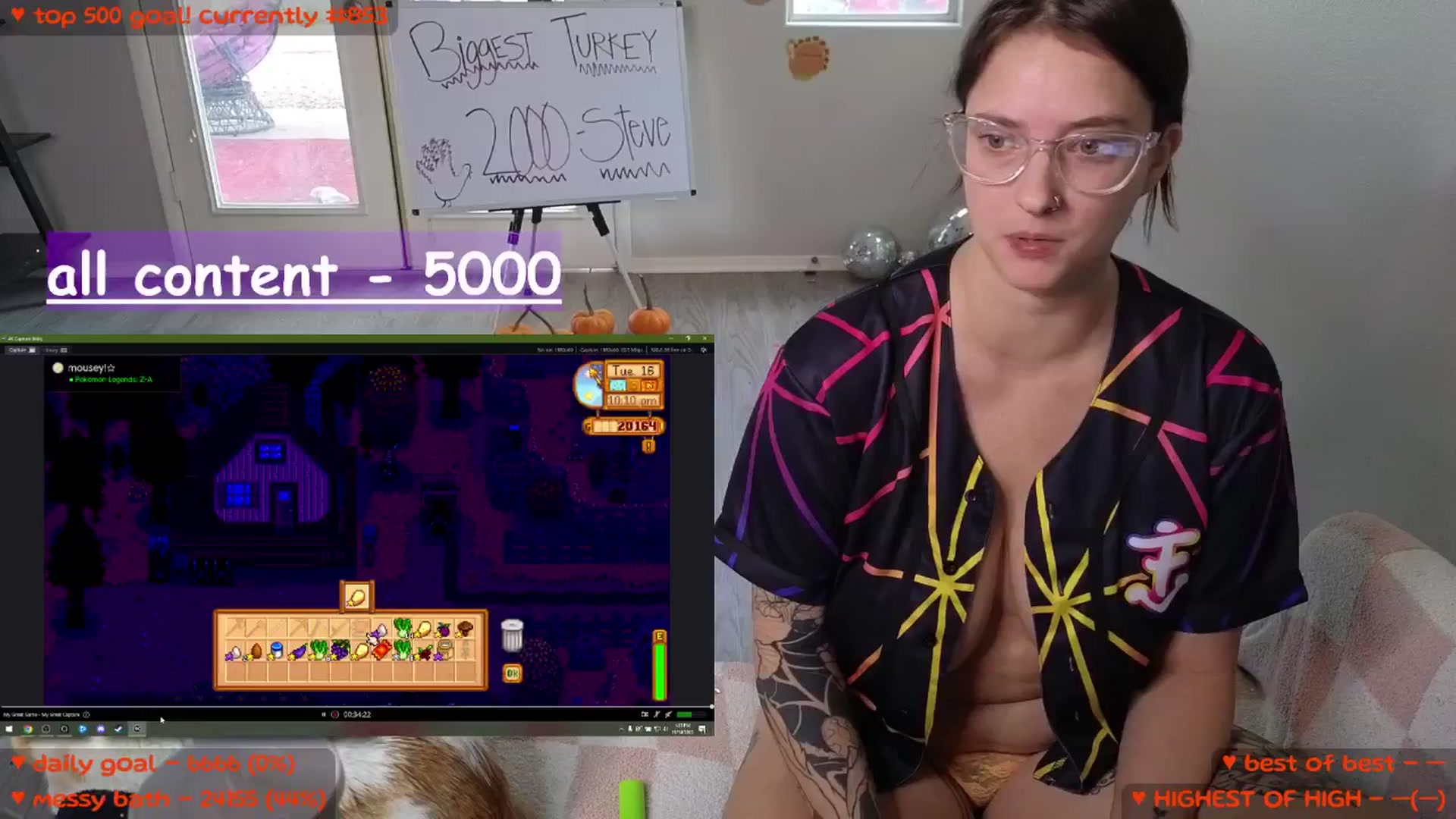 Gallery image thumbnail from MollyMeowz's myfreecams stream on, 11/15/2025, 24:06 image 1 of 20