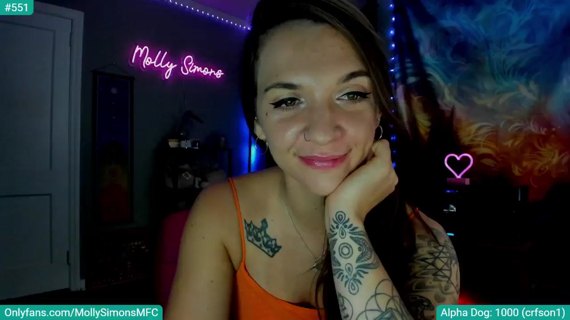 Gallery image thumbnail from MollySimons's myfreecams stream on, 05/26/2024, 05:41 image 10 of 20