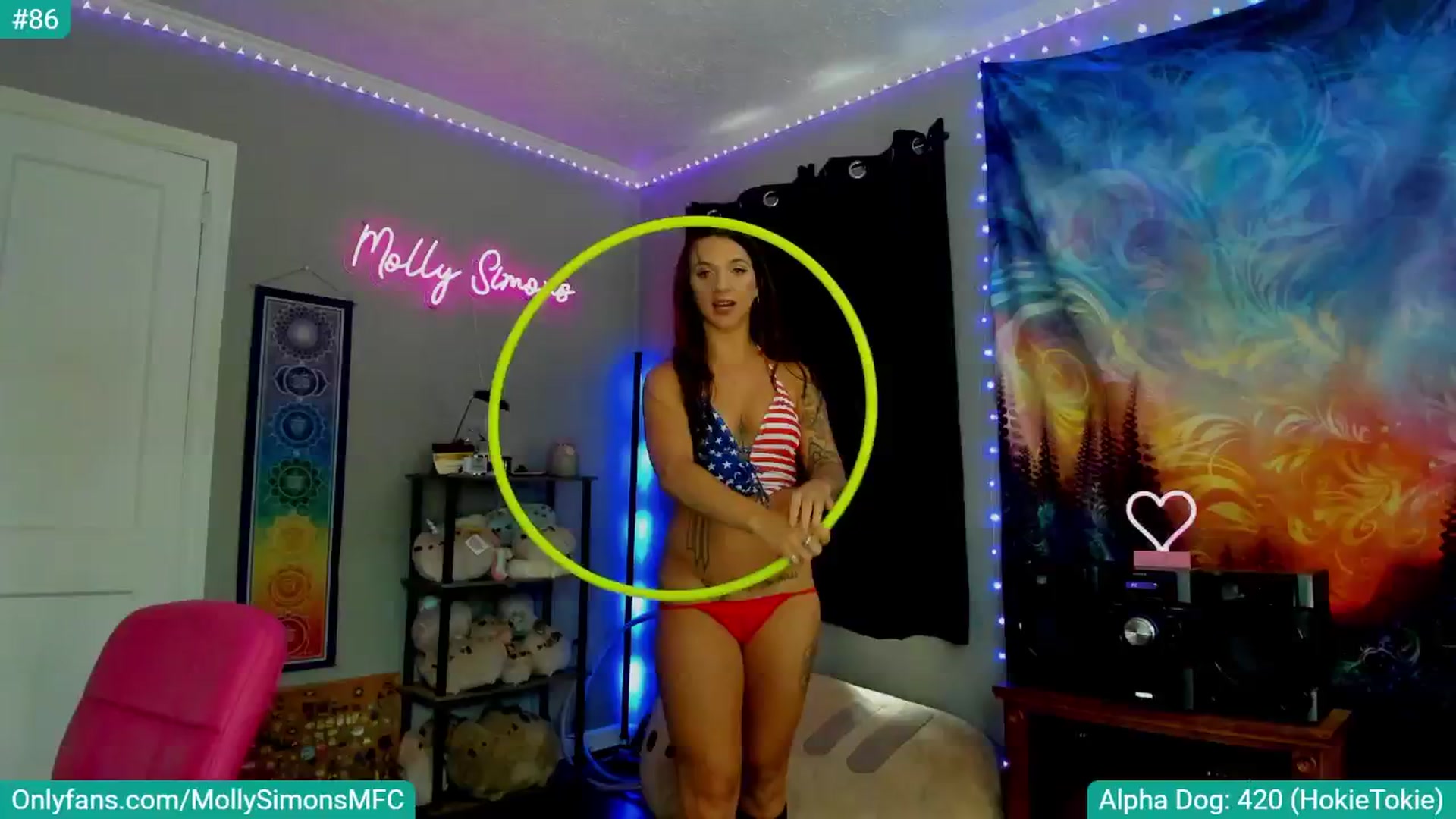 Gallery image thumbnail from MollySimons's myfreecams stream on, 07/04/2024, 19:49 image 9 of 20