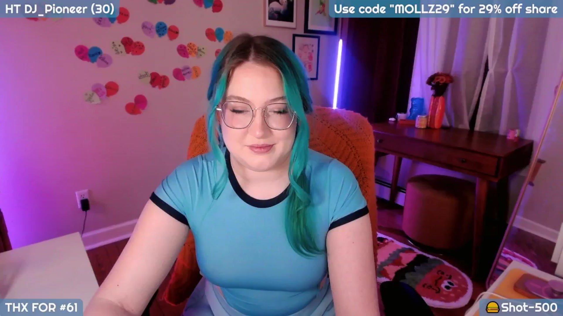 Gallery image thumbnail from MollySnacks's myfreecams stream on, 11/30/2024, 05:45 image 2 of 20
