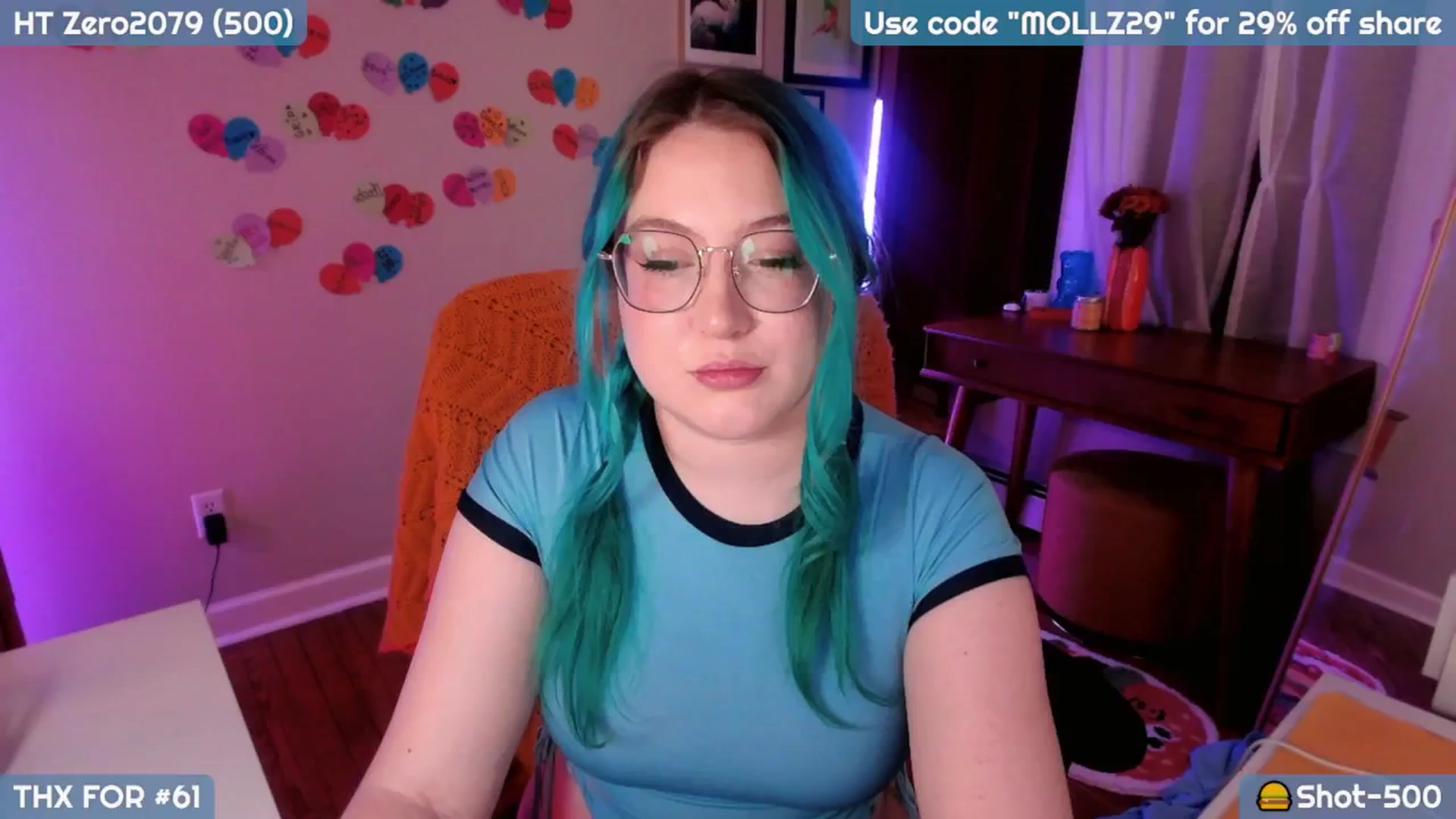 Gallery image thumbnail from MollySnacks's myfreecams stream on, 11/30/2024, 05:45 image 7 of 20