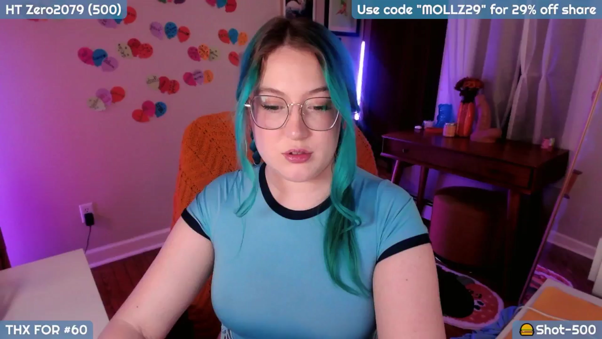 Gallery image thumbnail from MollySnacks's myfreecams stream on, 11/30/2024, 05:45 image 11 of 20