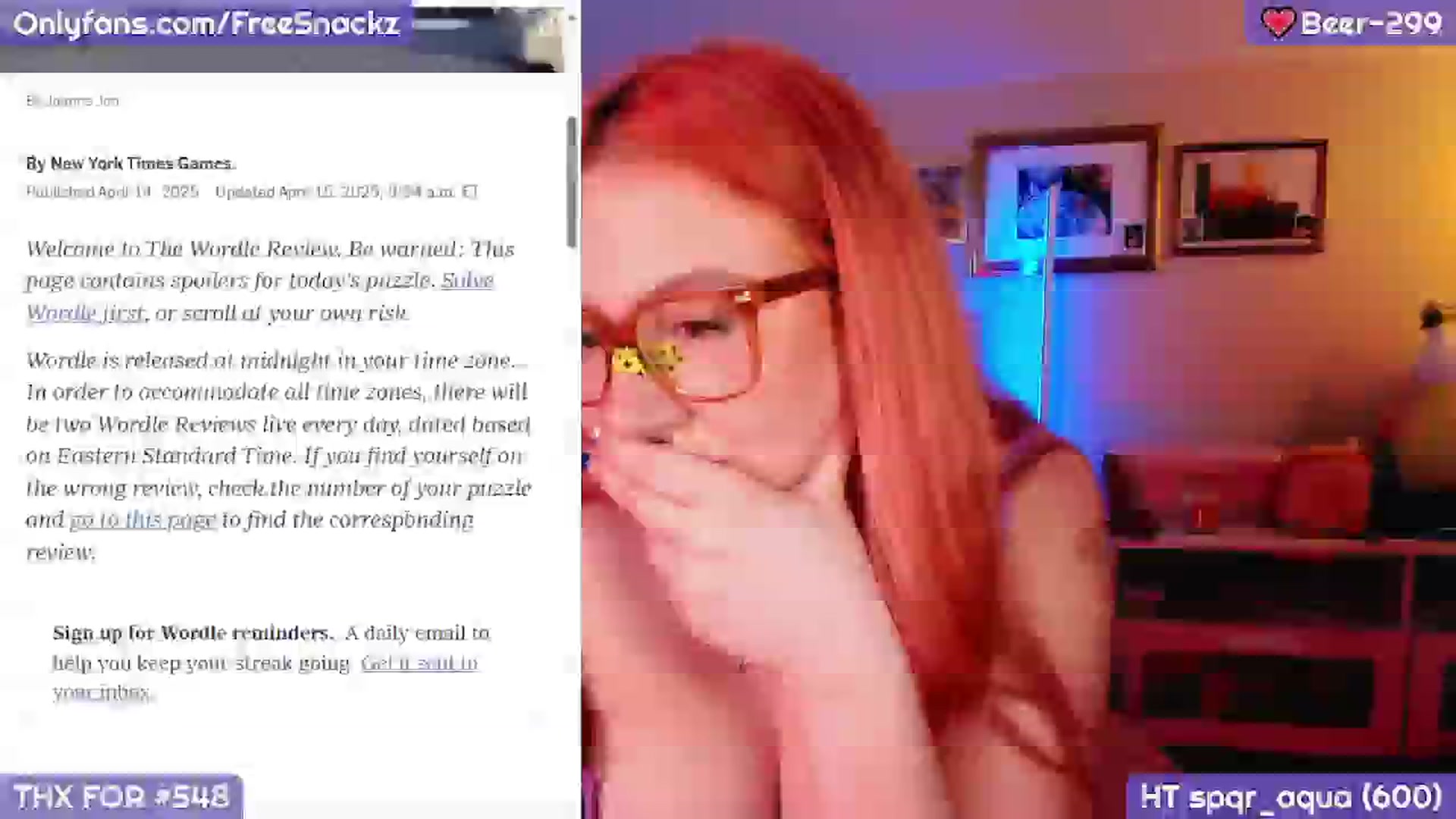 Gallery image thumbnail from MollySnacks's myfreecams stream on, 04/16/2025, 04:34 image 6 of 20