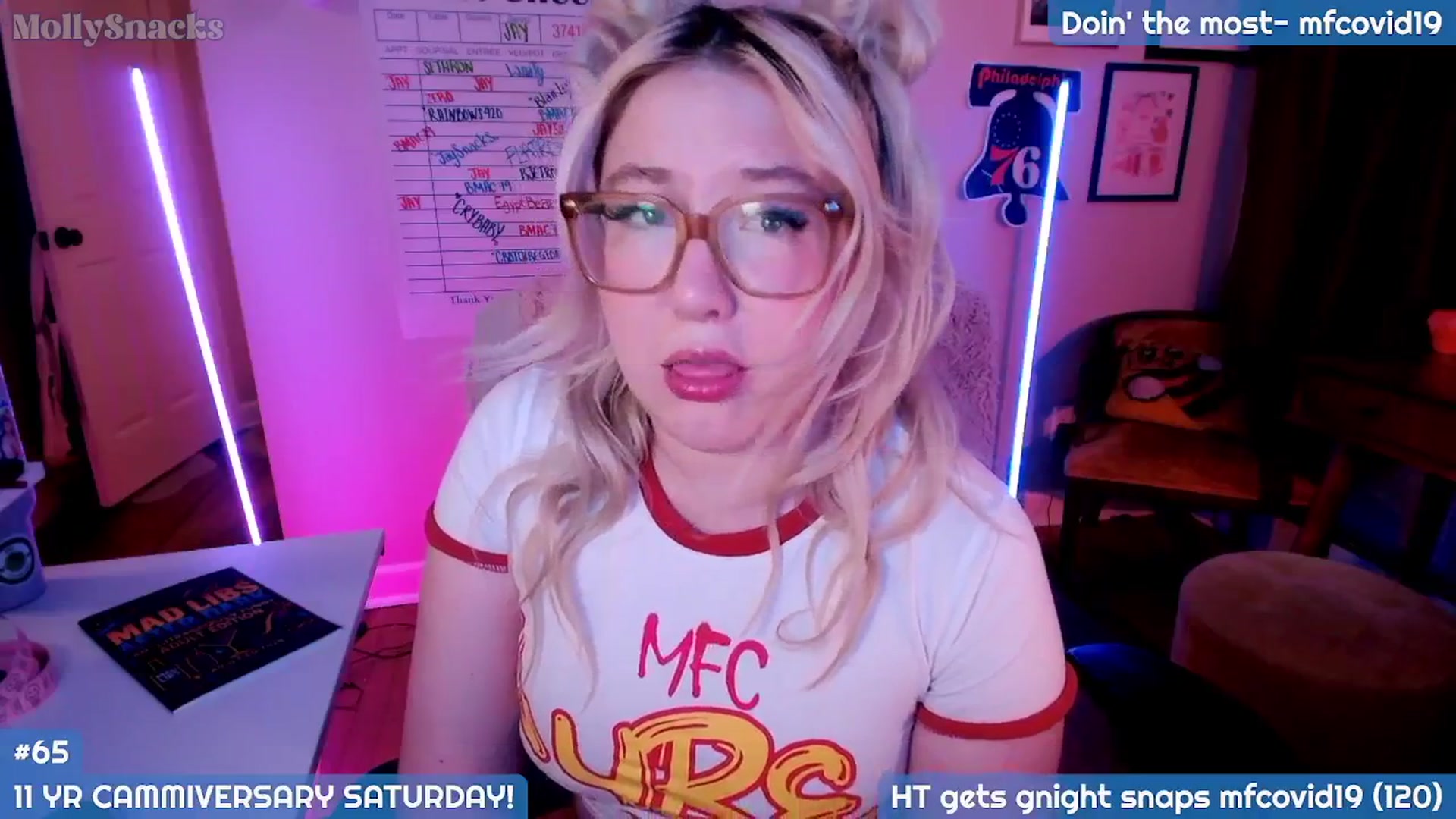 Gallery image thumbnail from MollySnacks's myfreecams stream on, 07/04/2025, 04:58 image 3 of 20