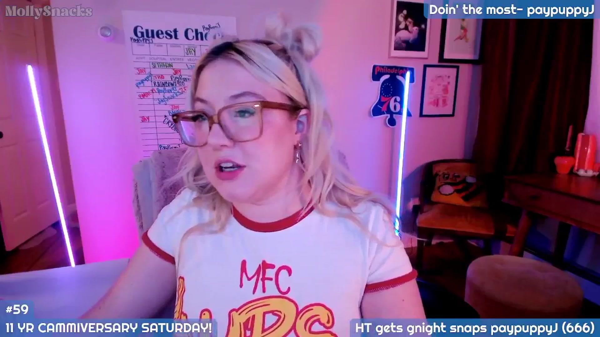 Gallery image thumbnail from MollySnacks's myfreecams stream on, 07/04/2025, 04:58 image 11 of 20