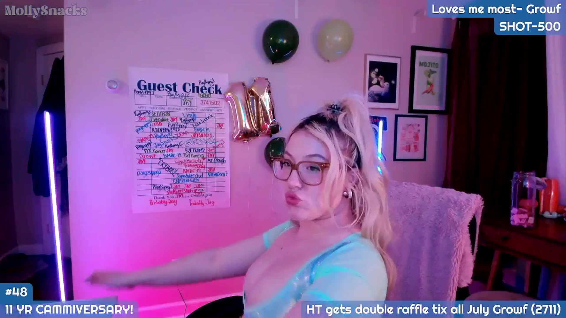 Gallery image thumbnail from MollySnacks's myfreecams stream on, 07/06/2025, 06:37 image 12 of 20