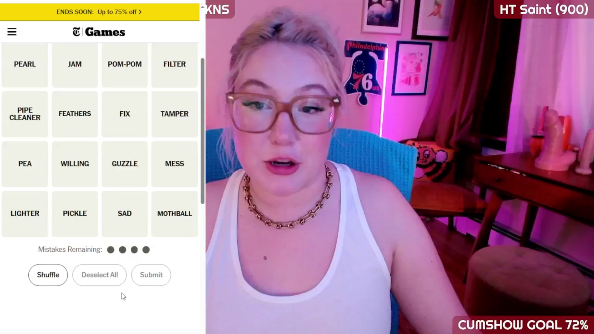 Gallery image thumbnail from MollySnacks's myfreecams stream on, 08/26/2025, 05:44 image 11 of 20