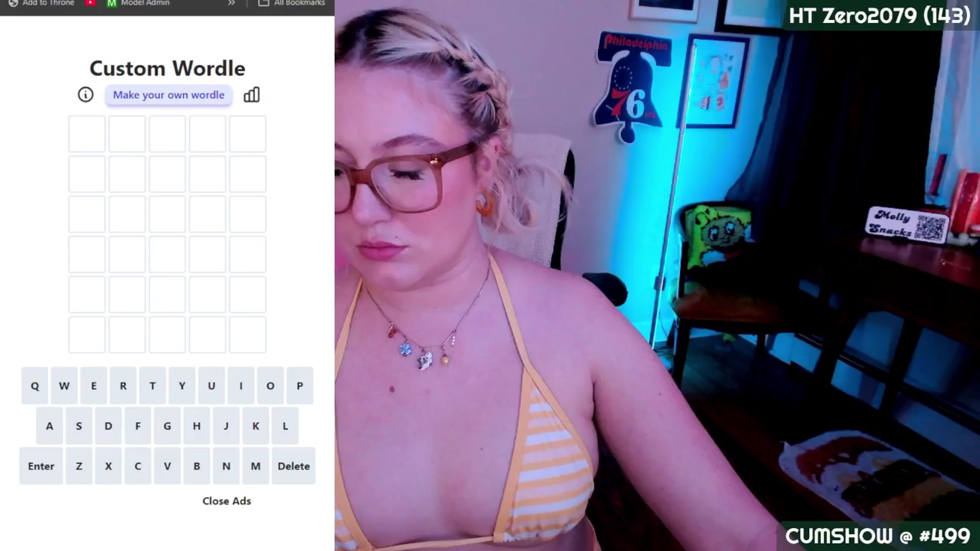 Gallery image thumbnail from MollySnacks's myfreecams stream on, 09/21/2025, 03:51 image 8 of 20