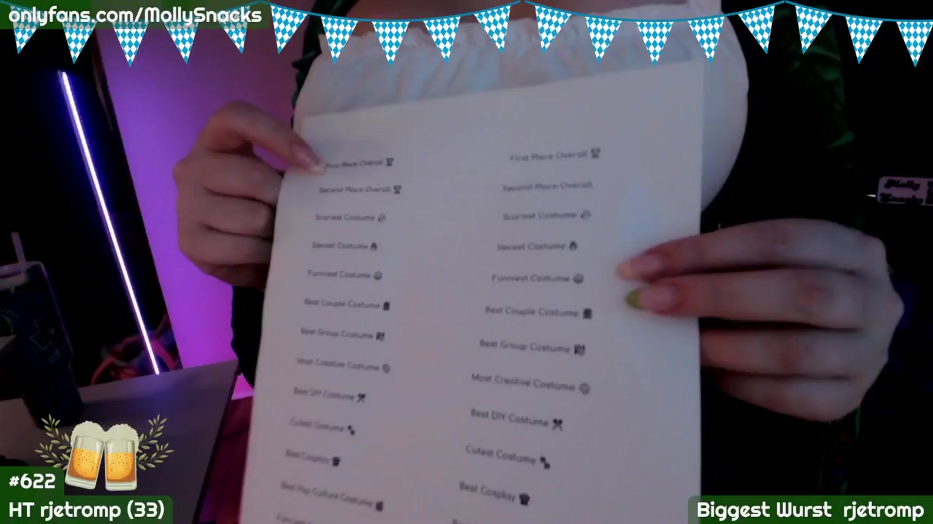 Gallery image thumbnail from MollySnacks's myfreecams stream on, 10/05/2025, 02:52 image 2 of 20