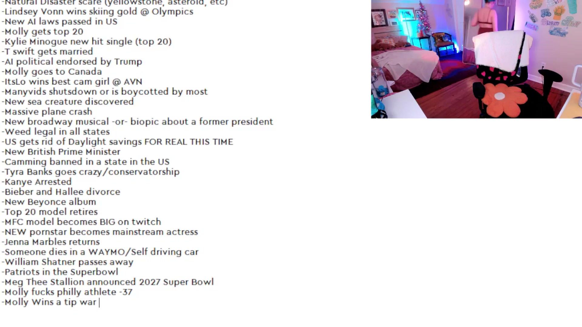 Gallery image thumbnail from MollySnacks's myfreecams stream on, 12/13/2025, 05:04 image 10 of 20