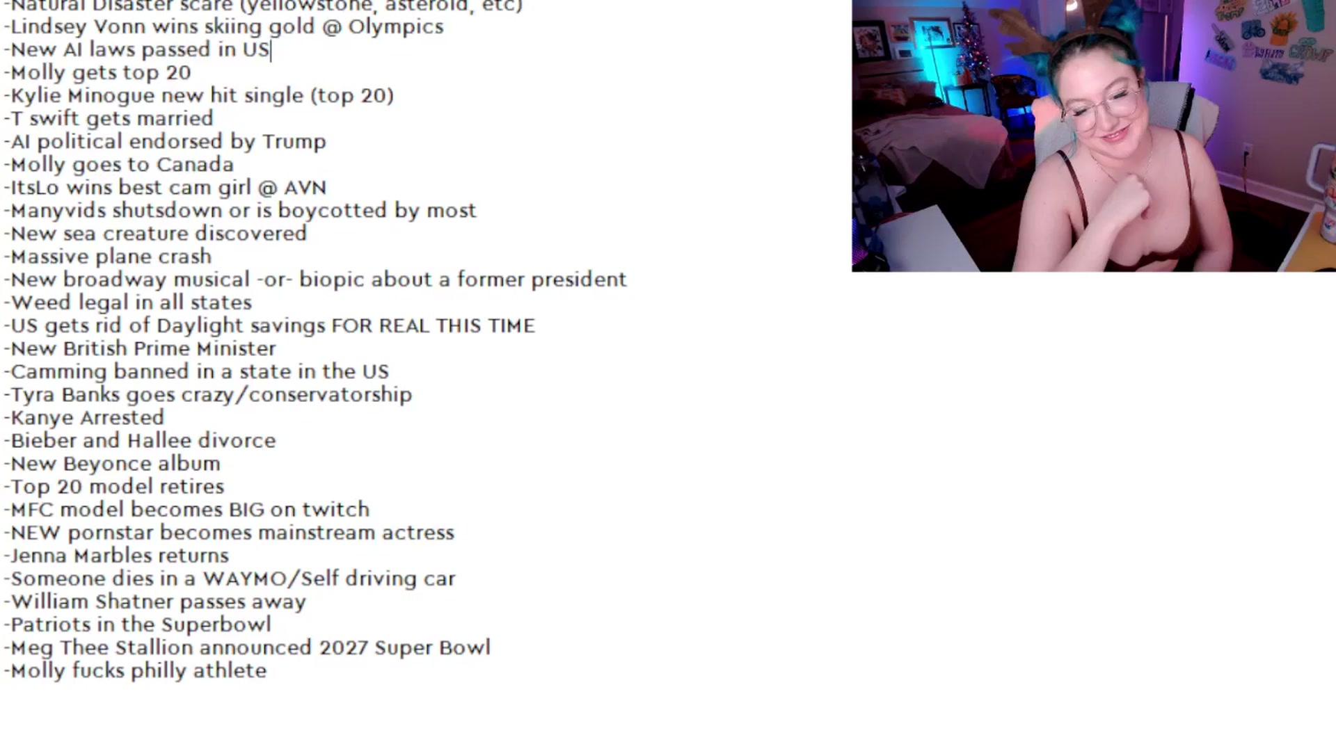 Gallery image thumbnail from MollySnacks's myfreecams stream on, 12/13/2025, 05:04 image 9 of 20