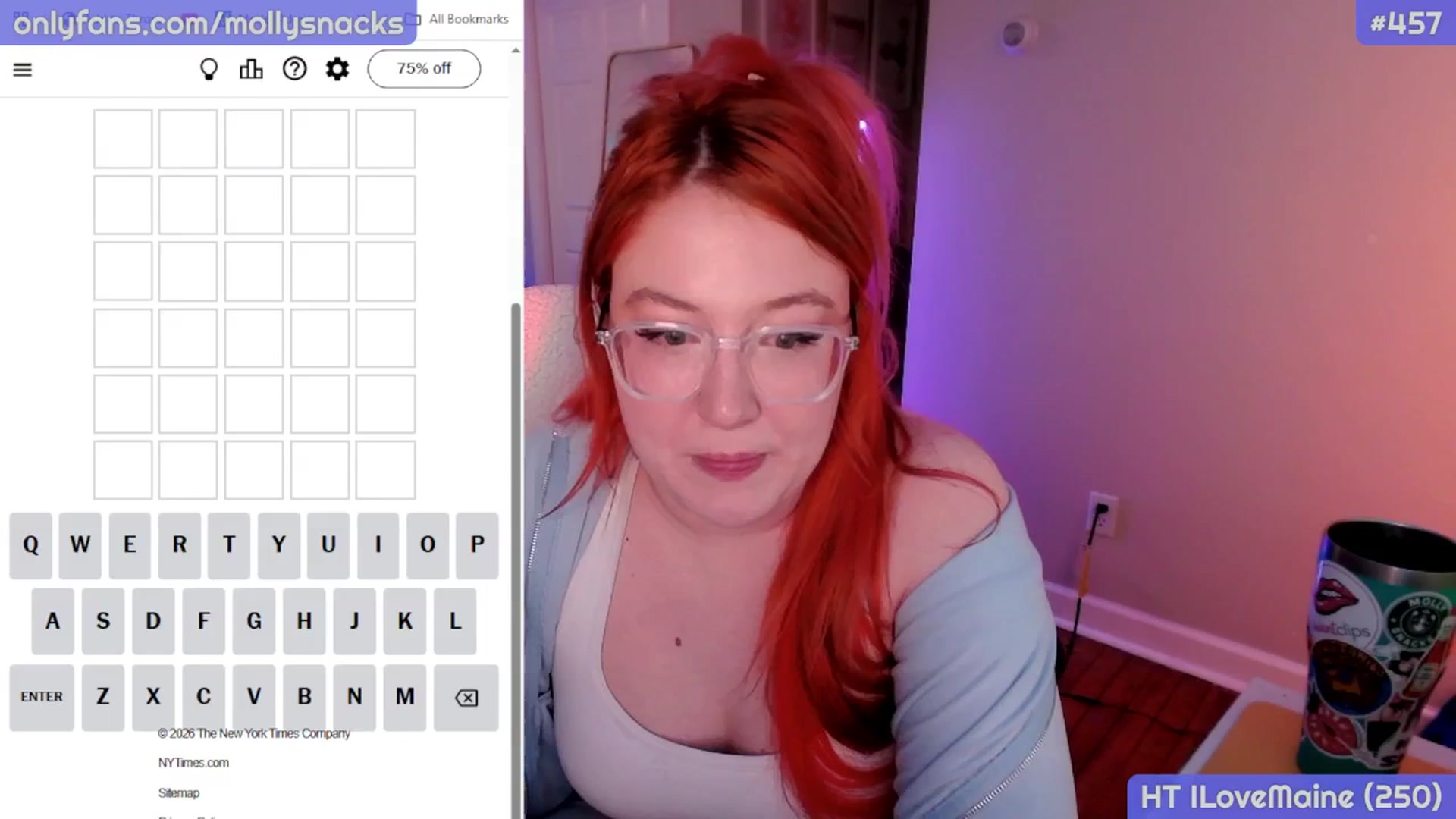 Gallery image thumbnail from MollySnacks's myfreecams stream on, 02/25/2026, 03:44 image 14 of 20