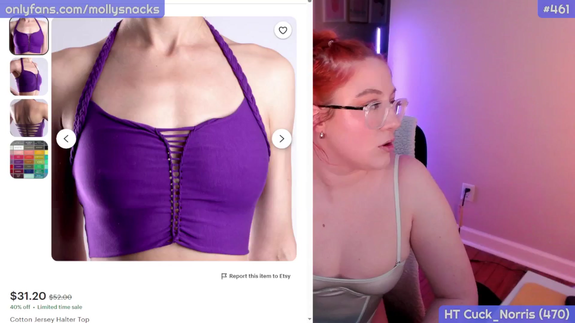 Gallery image thumbnail from MollySnacks's myfreecams stream on, 02/26/2026, 05:17 image 17 of 20