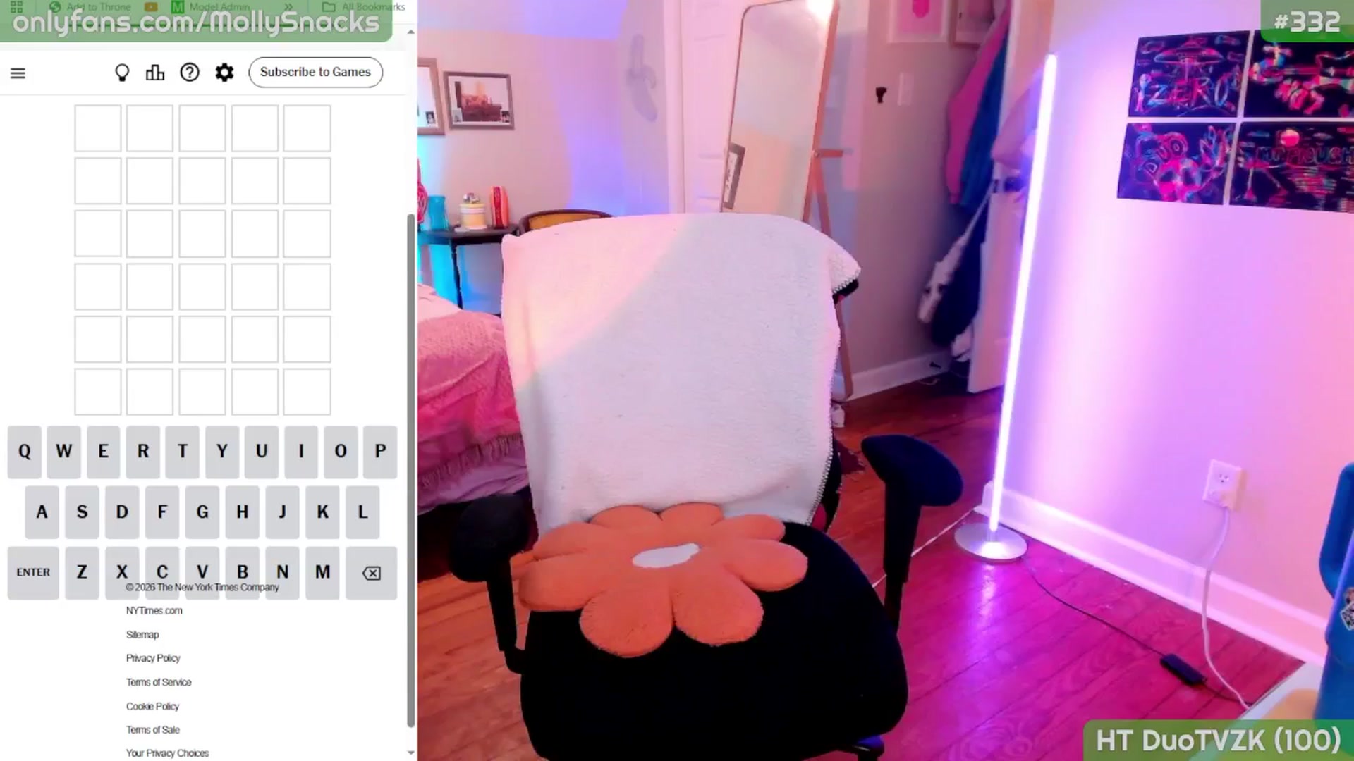 Gallery image thumbnail from MollySnacks's myfreecams stream on, 03/25/2026, 02:49 image 12 of 20