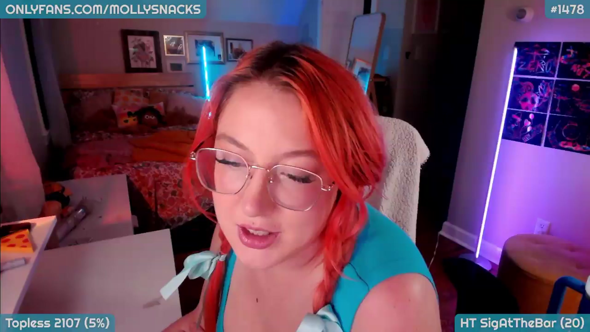 Gallery image thumbnail from MollySnacks's myfreecams stream on, 06/13/2026, 05:02 image 1 of 20