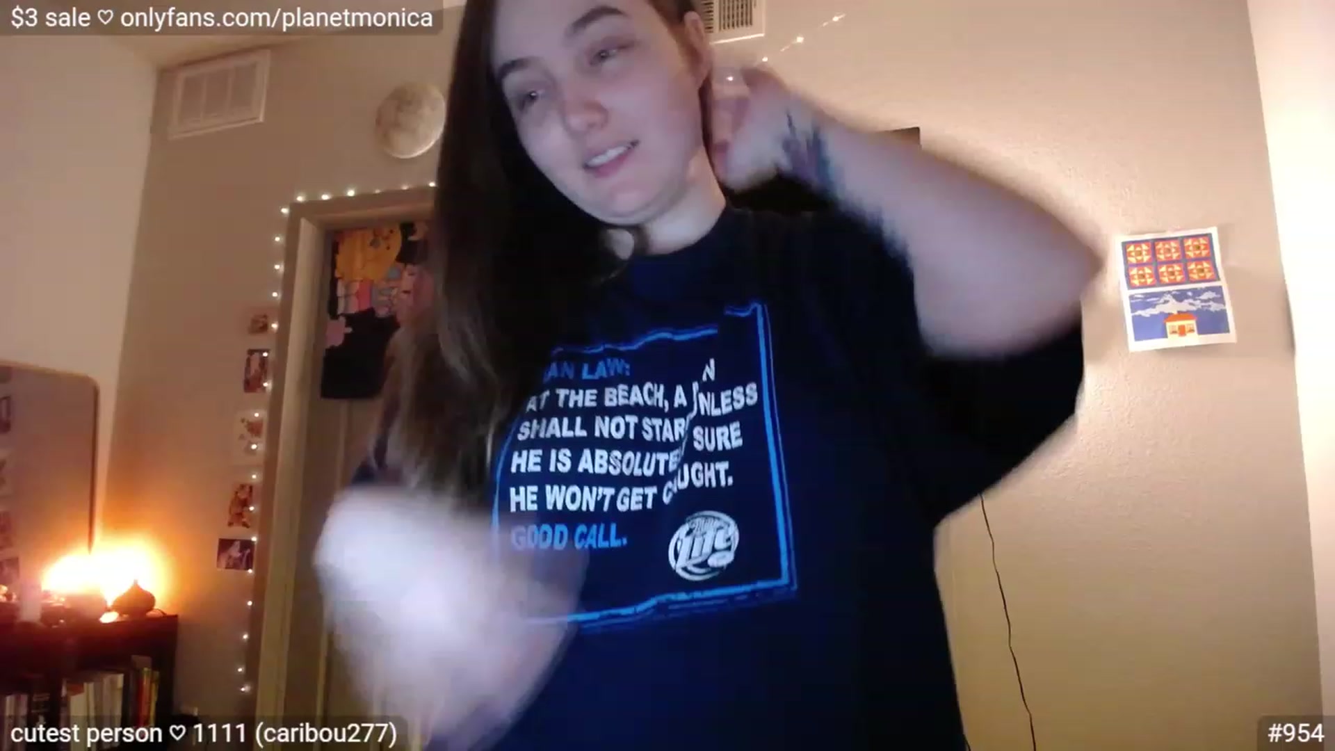 Gallery image thumbnail from Monica's myfreecams stream on, 03/13/2023, 03:53 image 13 of 20