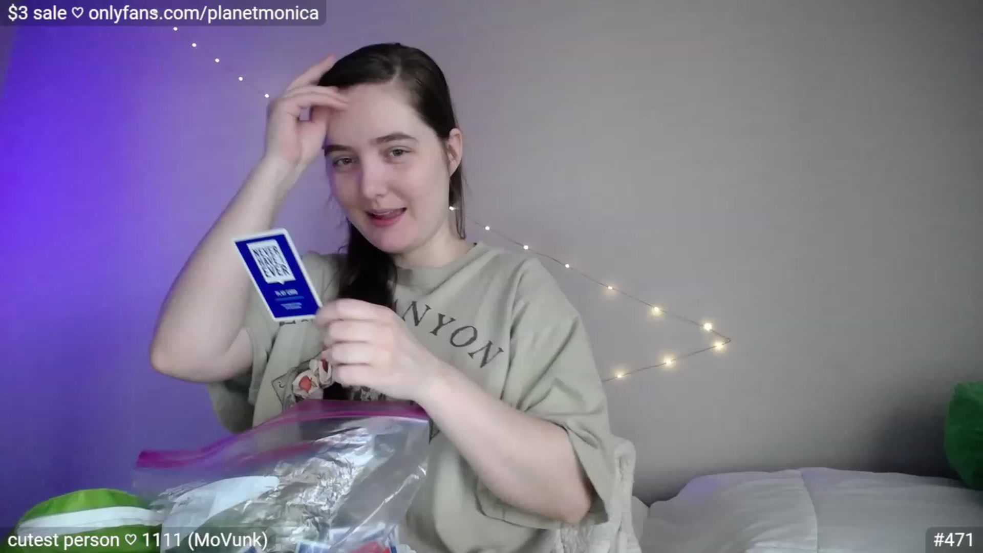 Gallery image thumbnail from Monica's myfreecams stream on, 04/10/2023, 01:59 image 6 of 20