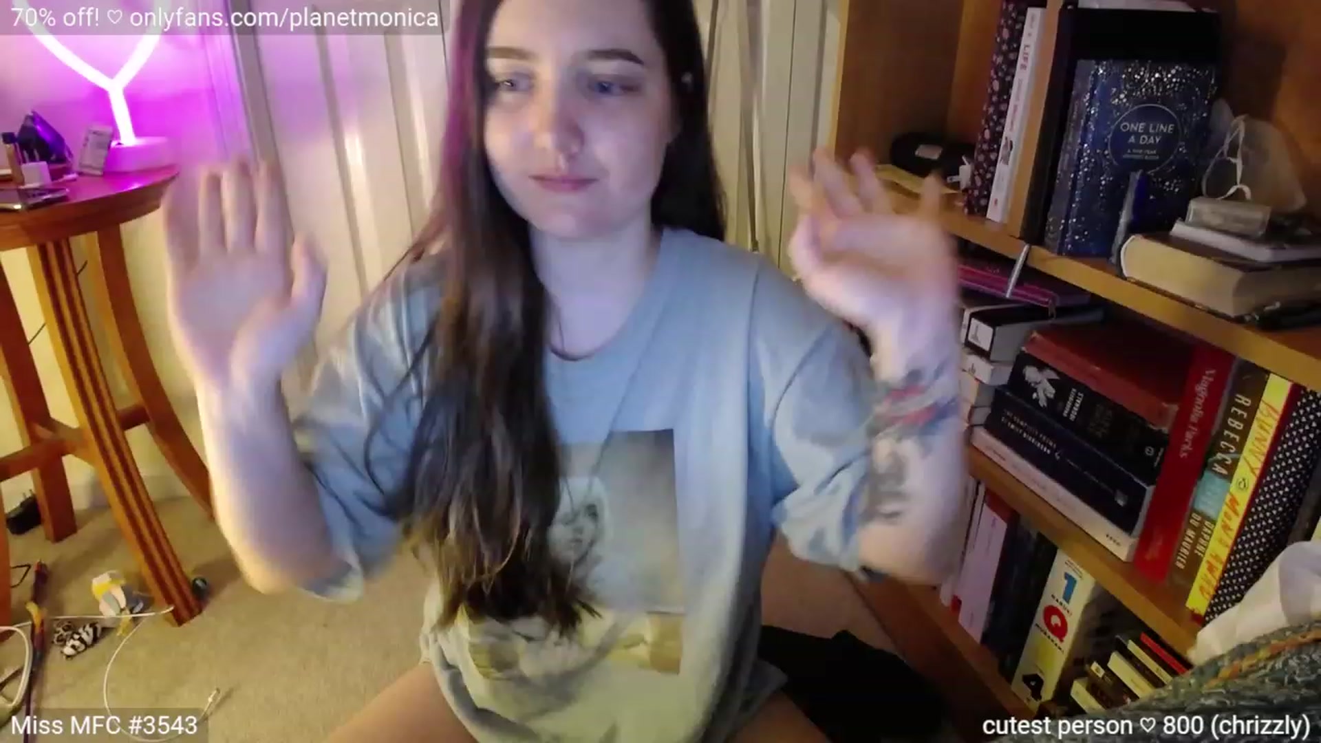 Gallery image thumbnail from Monica's myfreecams stream on, 06/25/2023, 02:44 image 11 of 20