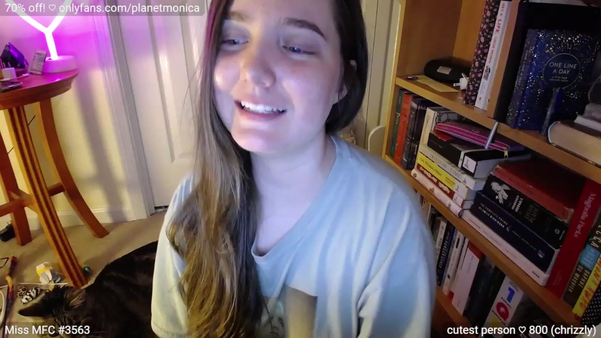 Gallery image thumbnail from Monica's myfreecams stream on, 06/25/2023, 02:44 image 9 of 20