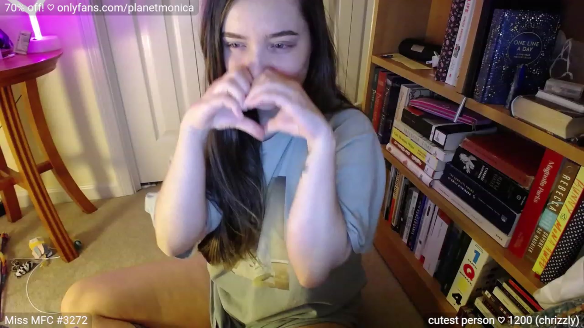 Gallery image thumbnail from Monica's myfreecams stream on, 06/25/2023, 03:16 image 20 of 20