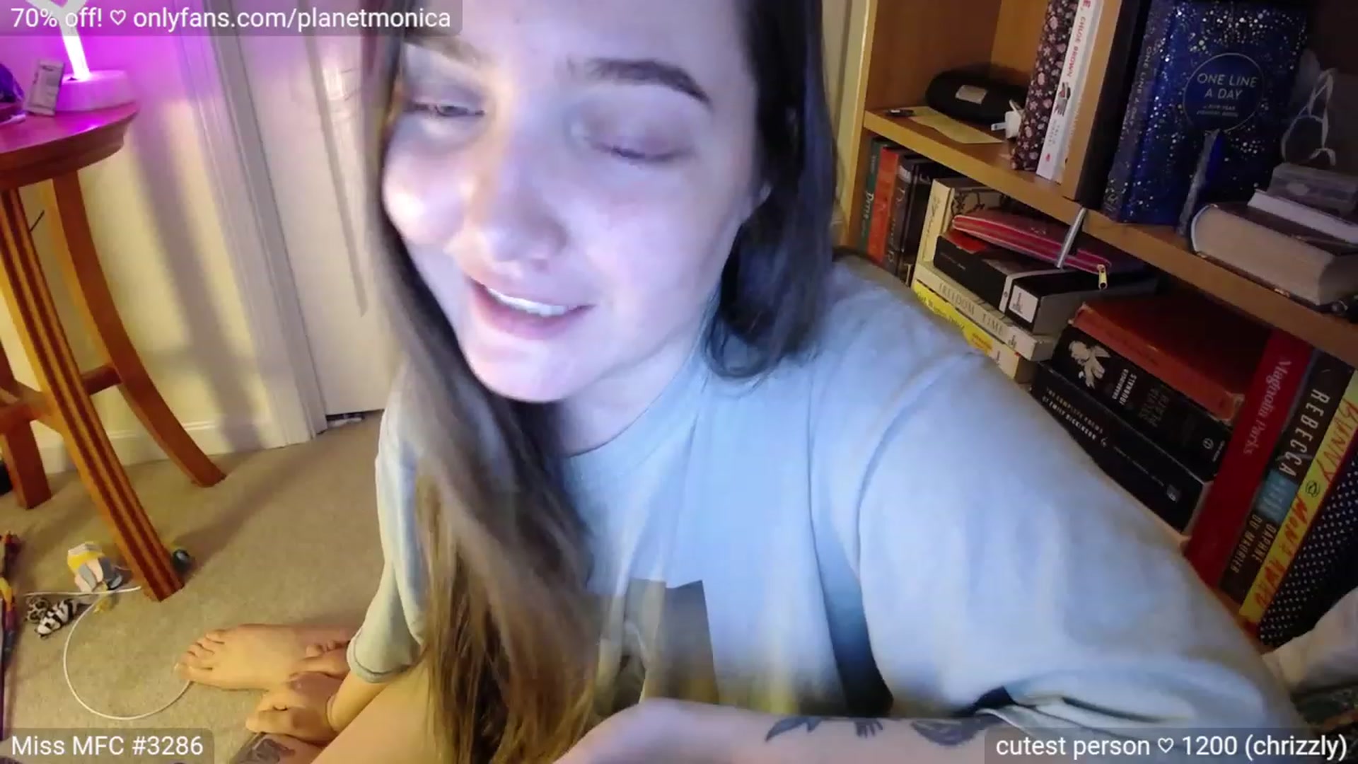 Gallery image thumbnail from Monica's myfreecams stream on, 06/25/2023, 03:16 image 17 of 20