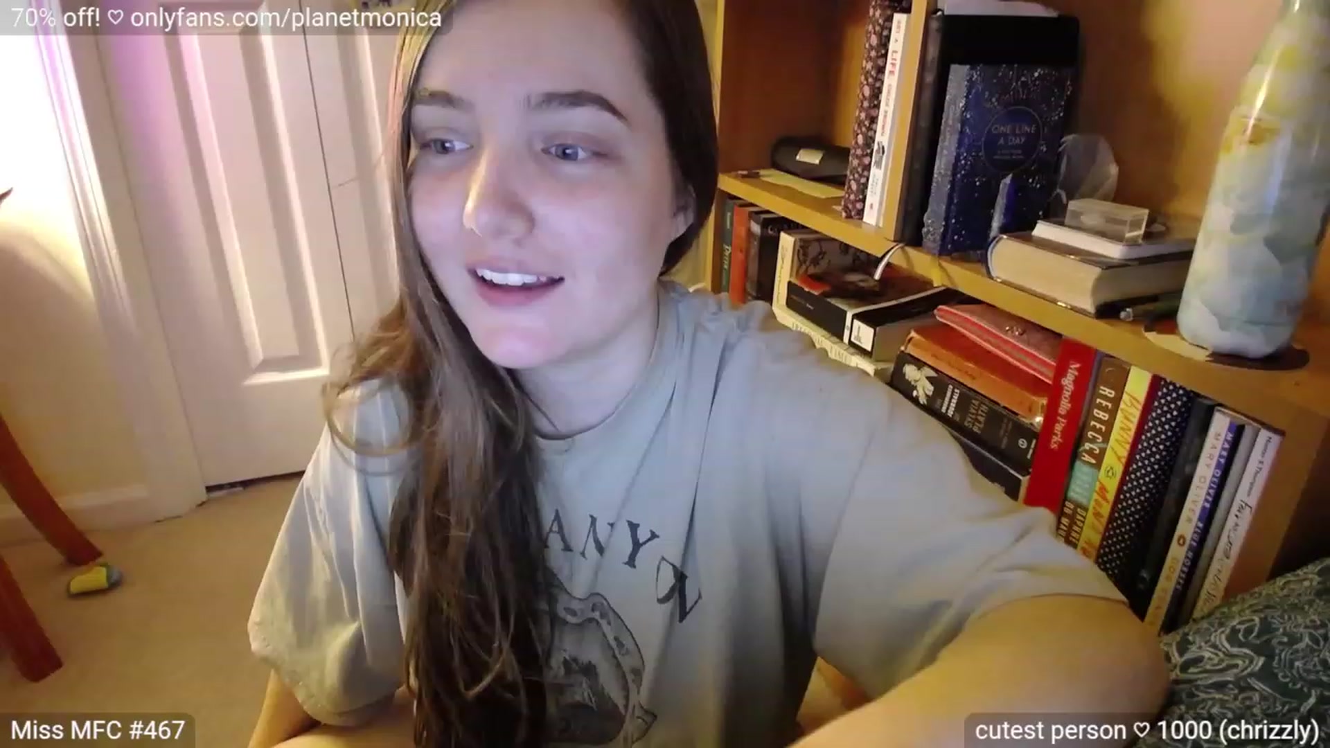 Gallery image thumbnail from Monica's myfreecams stream on, 07/03/2023, 04:36 image 4 of 20