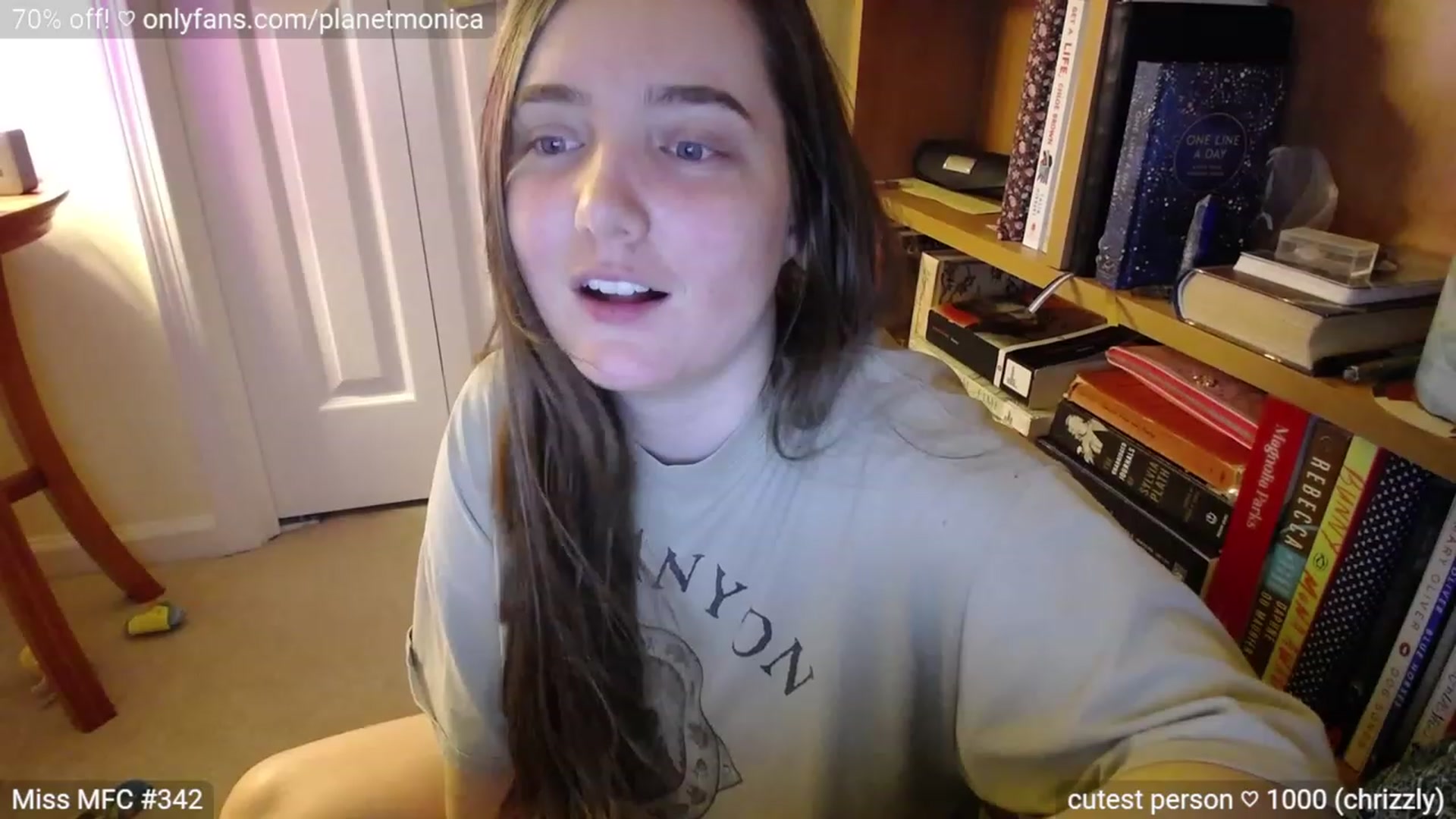 Gallery image thumbnail from Monica's myfreecams stream on, 07/03/2023, 04:36 image 18 of 20
