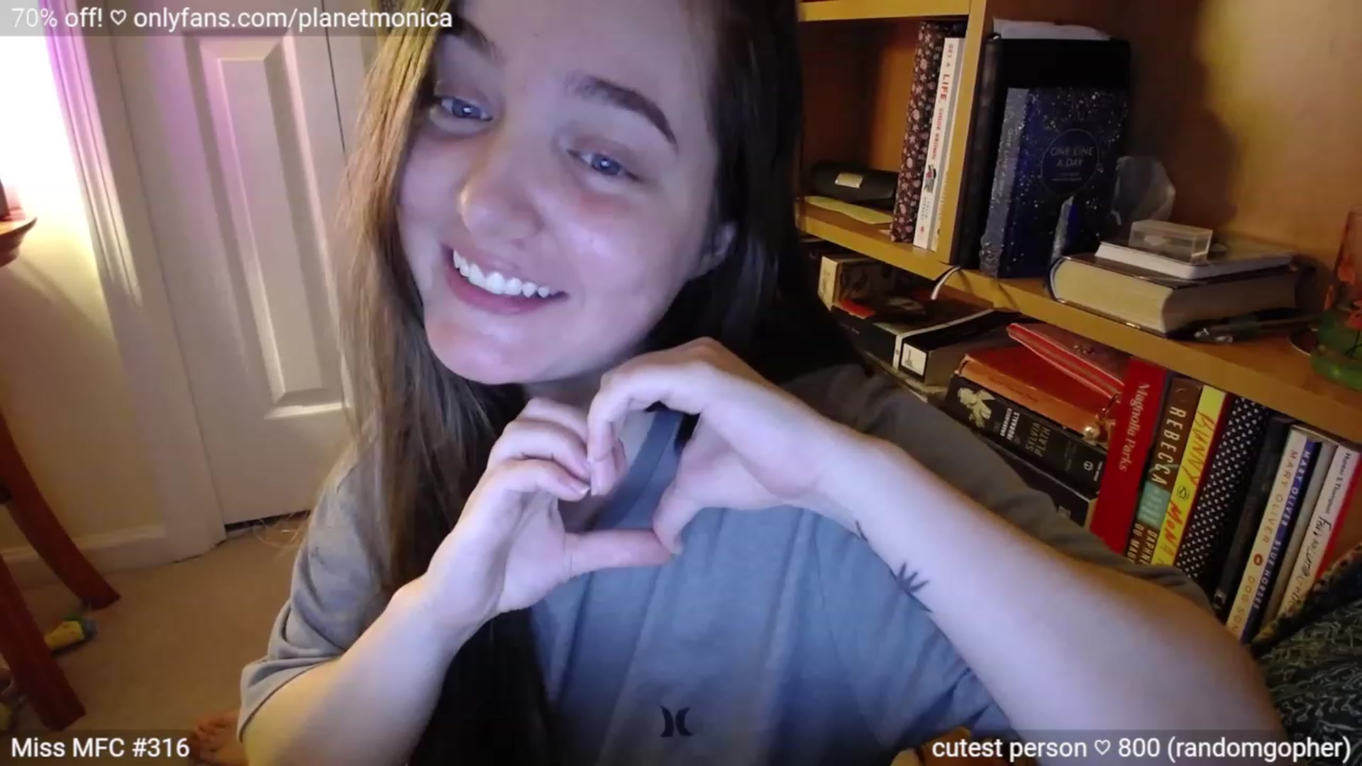 Gallery image thumbnail from Monica's myfreecams stream on, 07/04/2023, 03:36 image 17 of 20