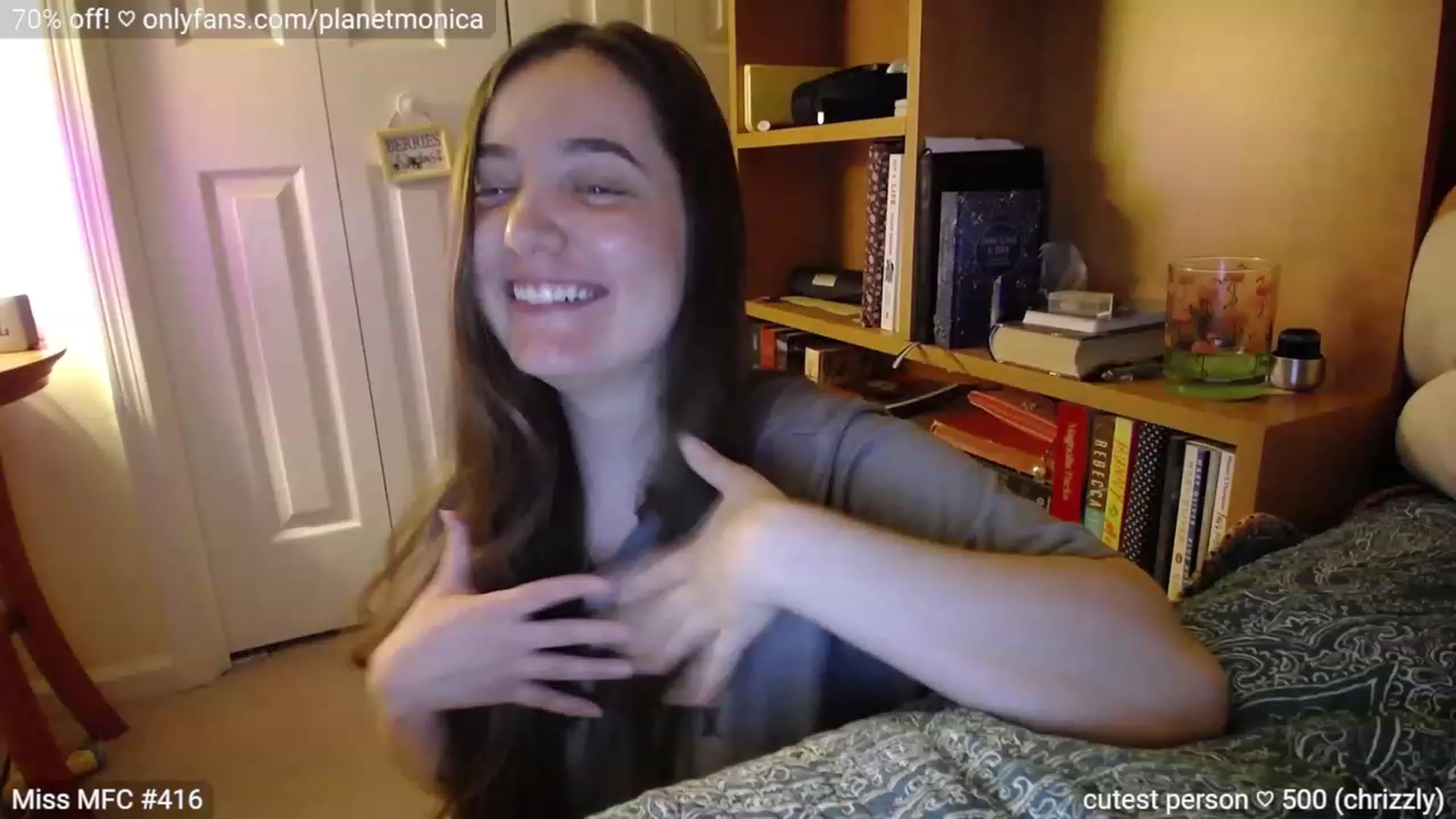 Gallery image thumbnail from Monica's myfreecams stream on, 07/04/2023, 03:36 image 7 of 20