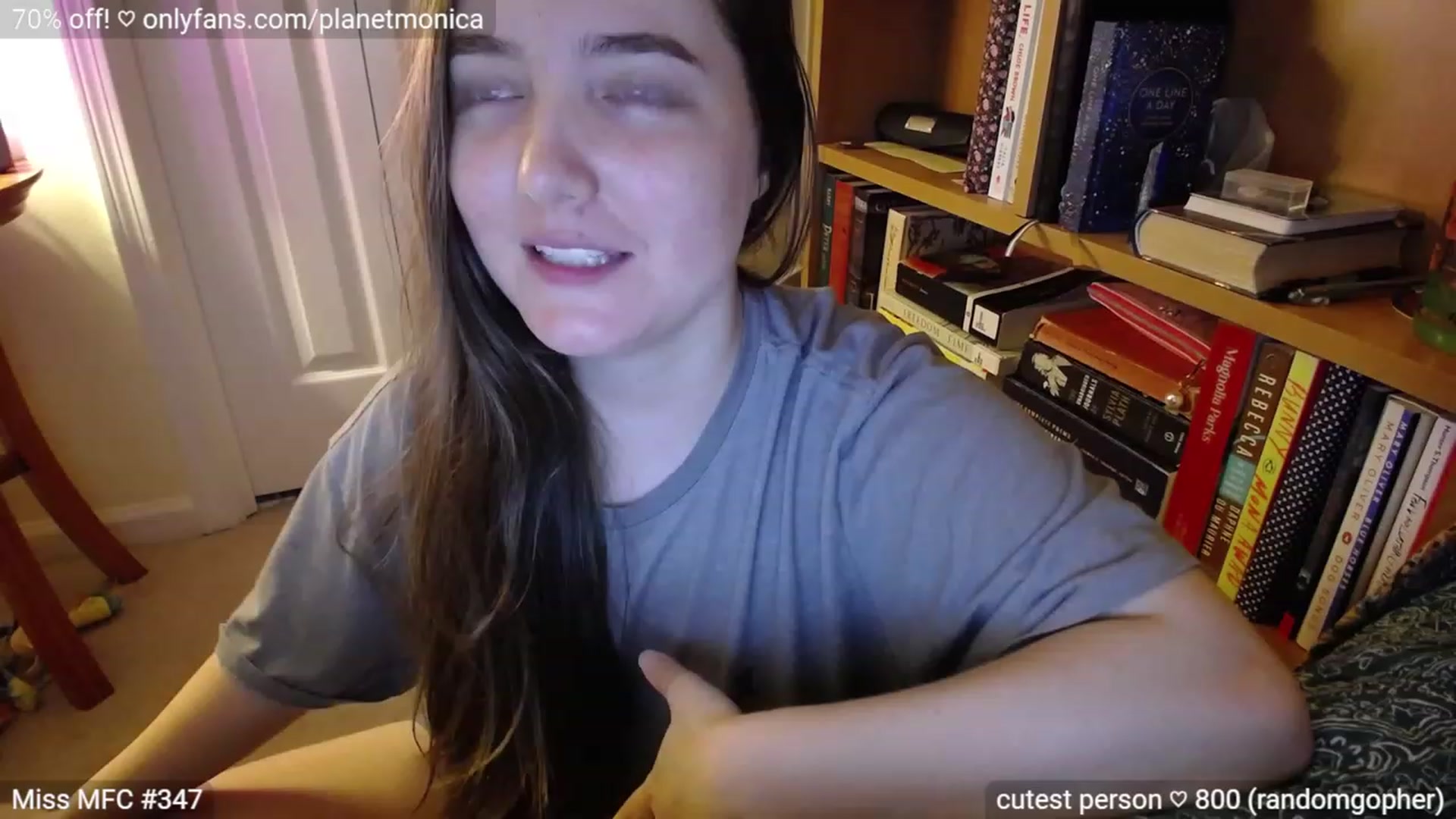 Gallery image thumbnail from Monica's myfreecams stream on, 07/04/2023, 03:36 image 14 of 20