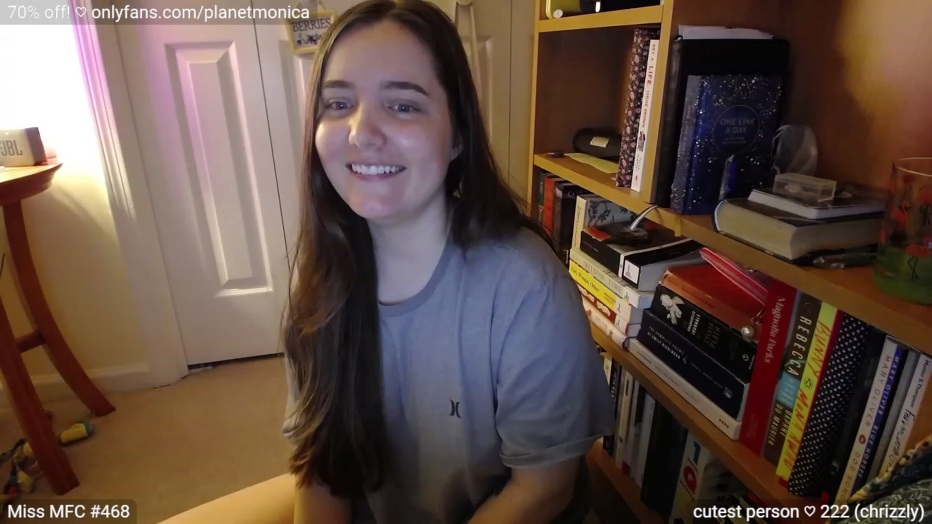 Gallery image thumbnail from Monica's myfreecams stream on, 07/04/2023, 03:36 image 6 of 20