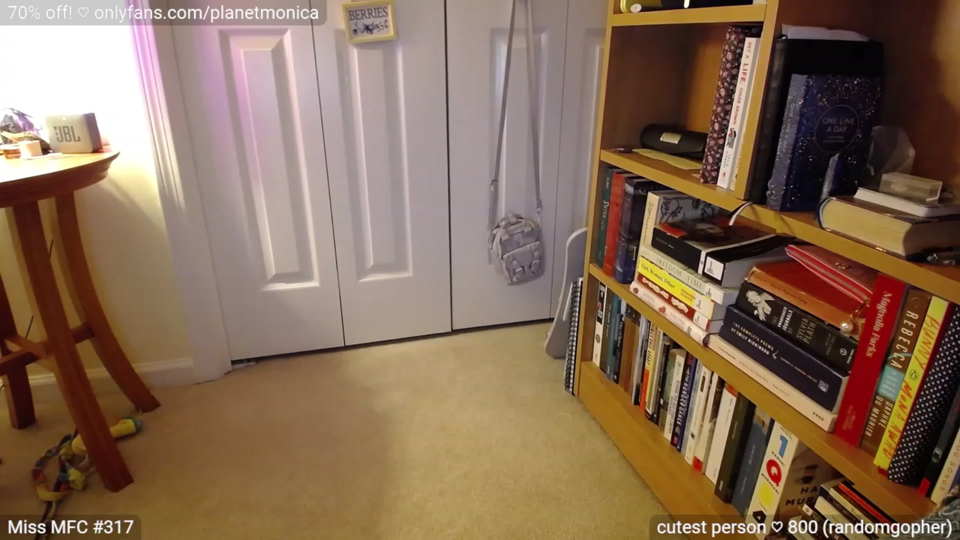 Gallery image thumbnail from Monica's myfreecams stream on, 07/04/2023, 03:36 image 19 of 20