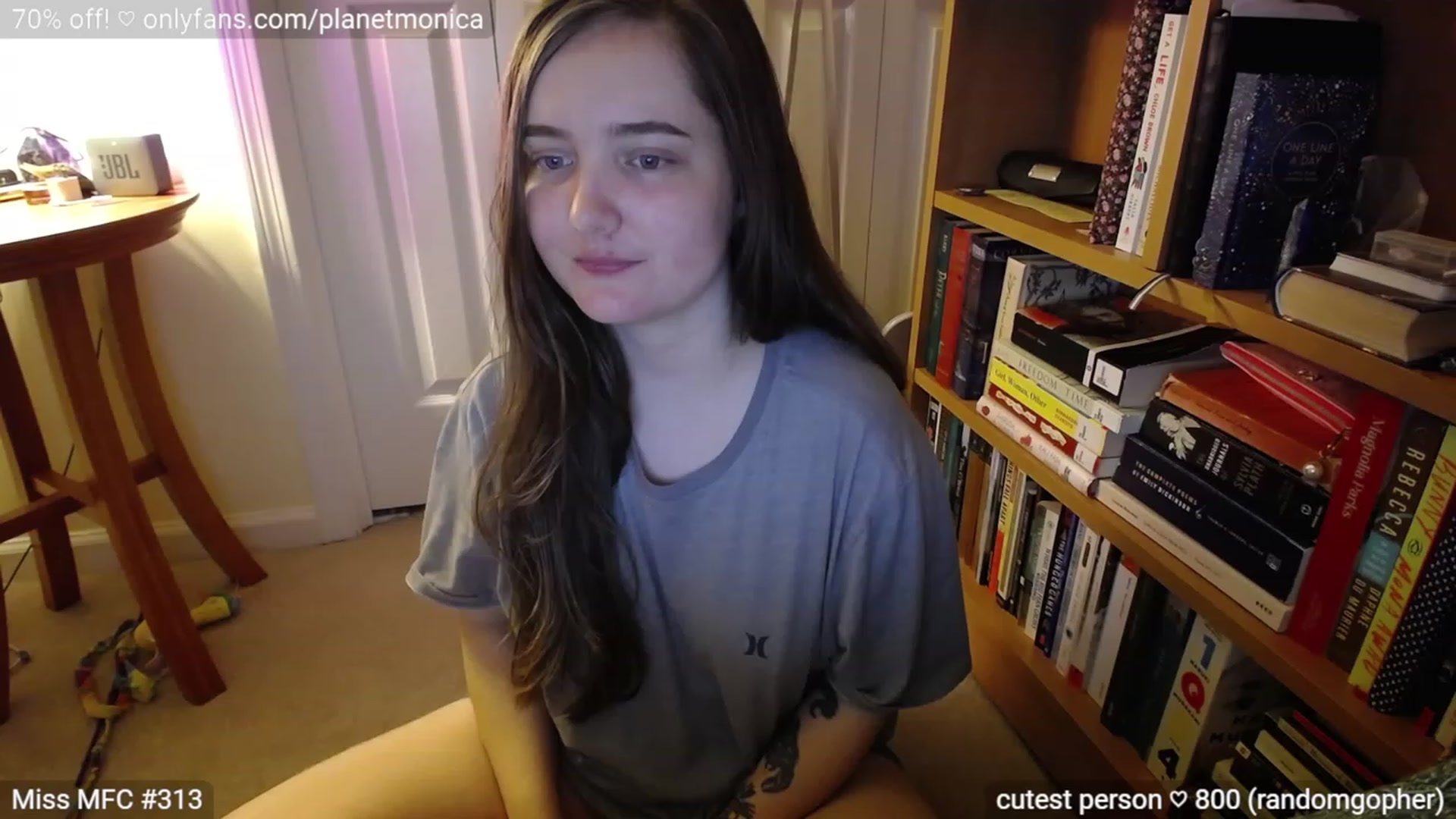 Gallery image thumbnail from Monica's myfreecams stream on, 07/04/2023, 04:47 image 1 of 20