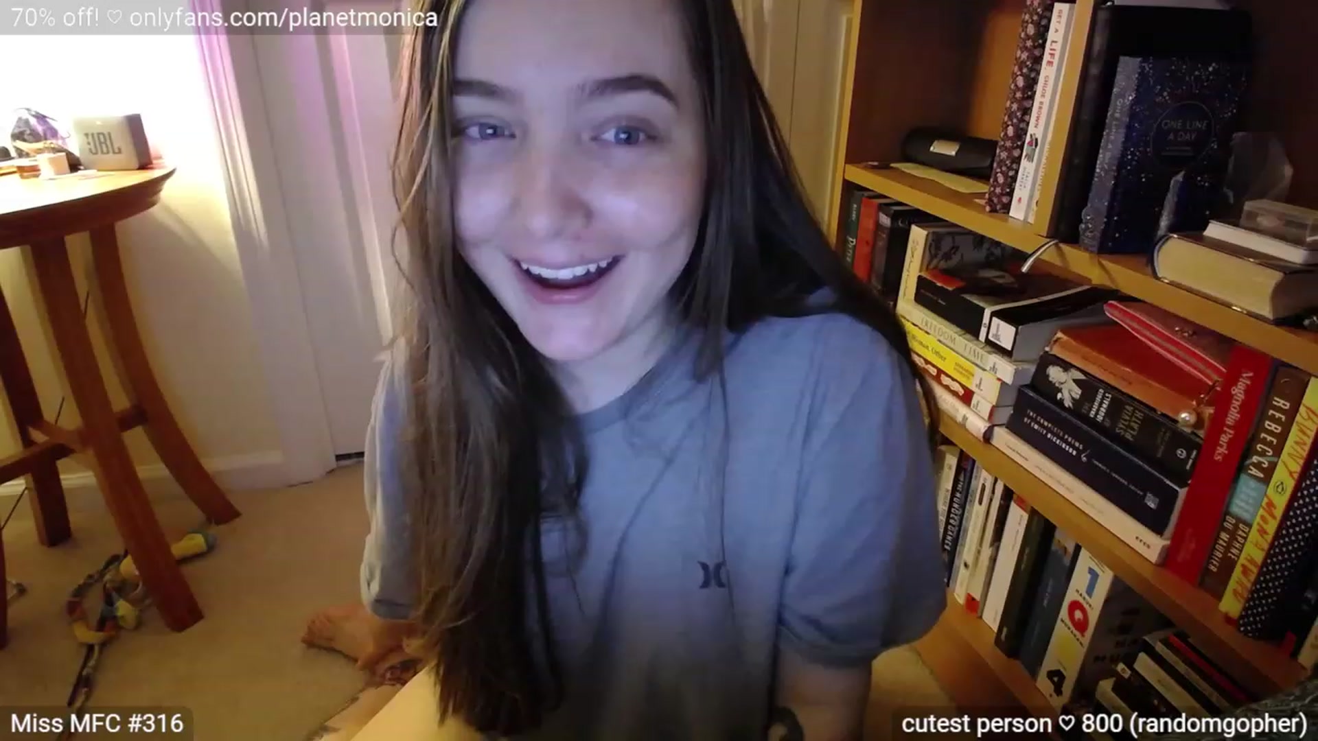 Gallery image thumbnail from Monica's myfreecams stream on, 07/04/2023, 04:47 image 6 of 20