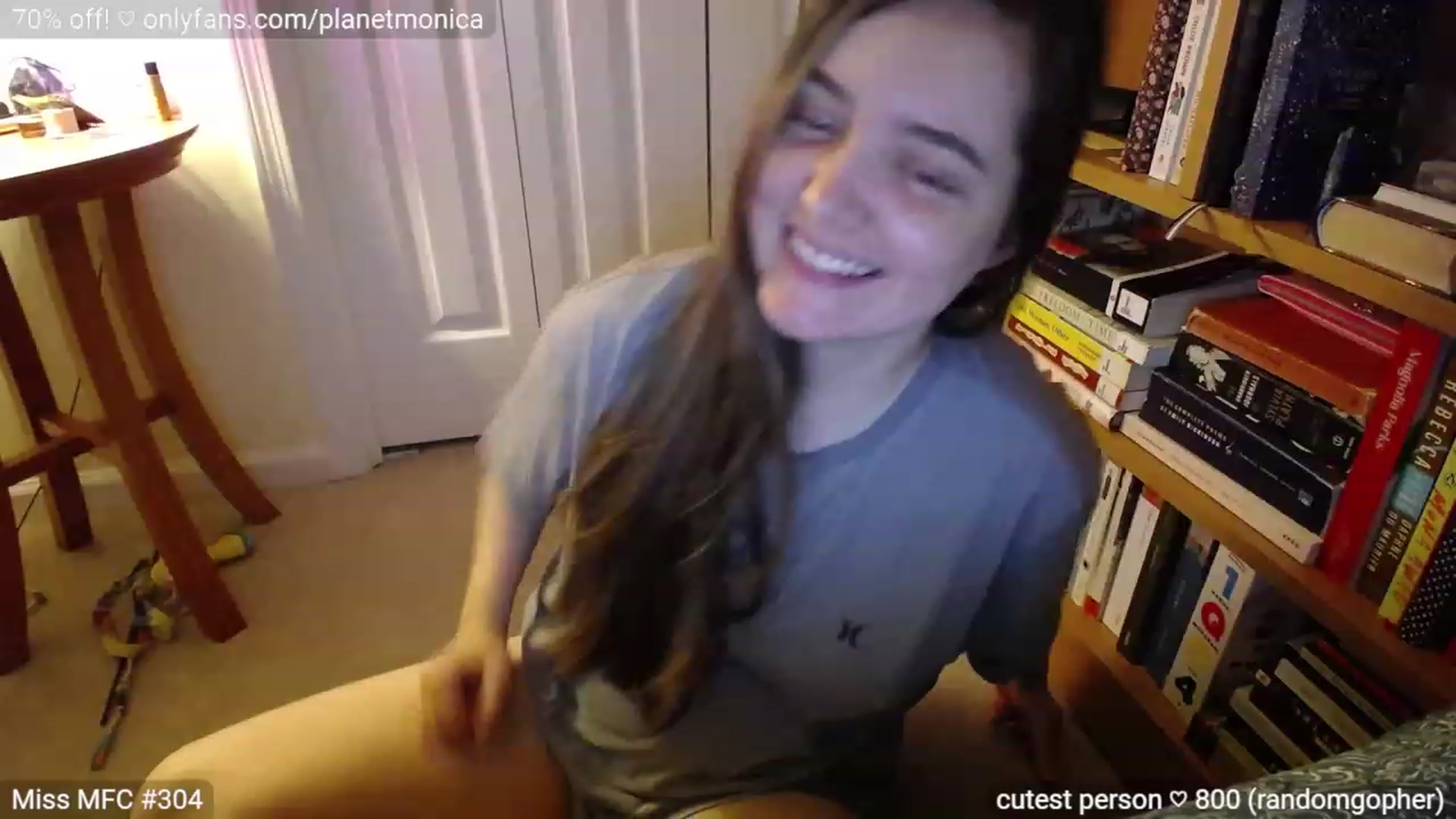 Gallery image thumbnail from Monica's myfreecams stream on, 07/04/2023, 04:47 image 17 of 20