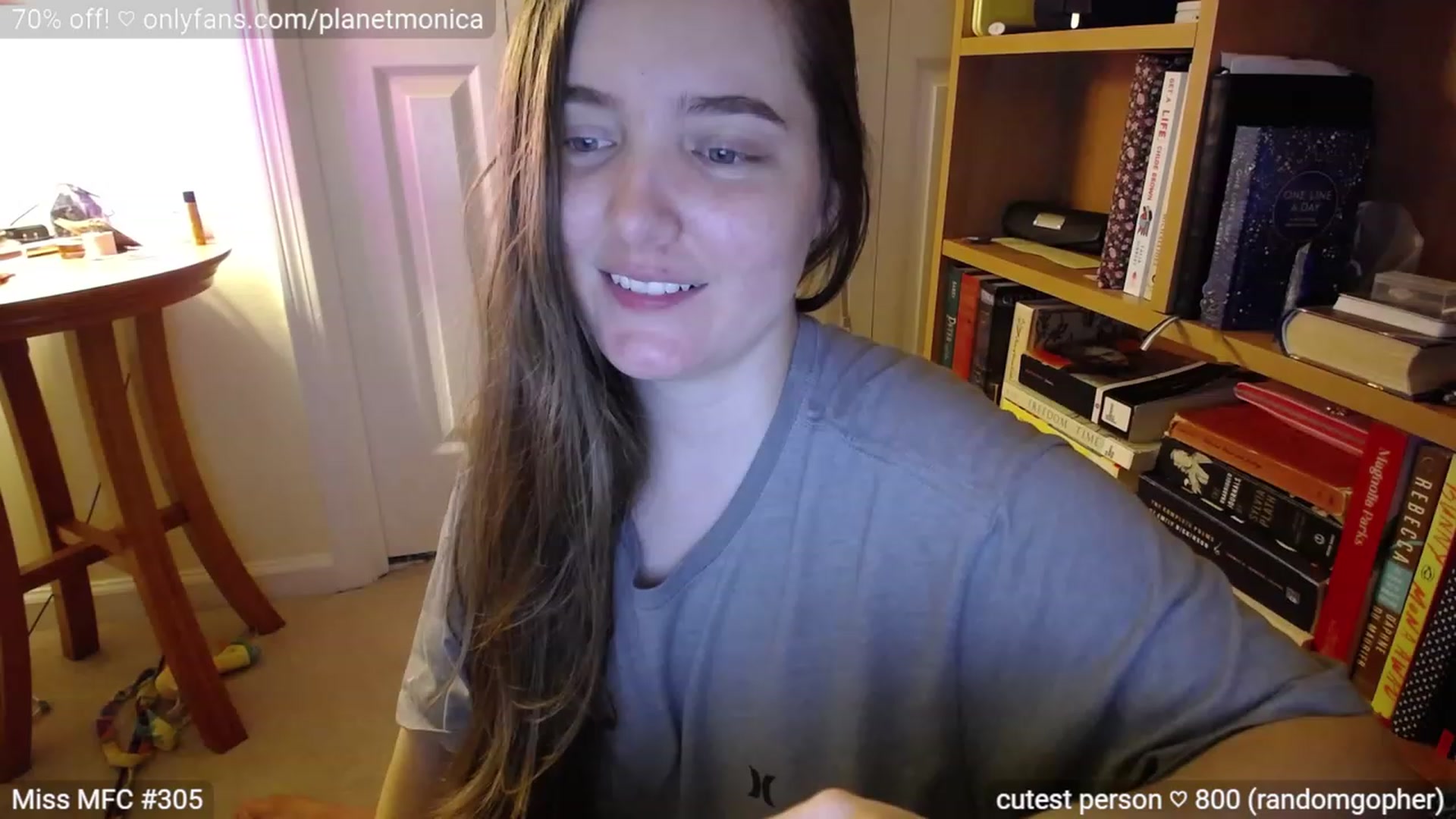 Gallery image thumbnail from Monica's myfreecams stream on, 07/04/2023, 04:47 image 14 of 20