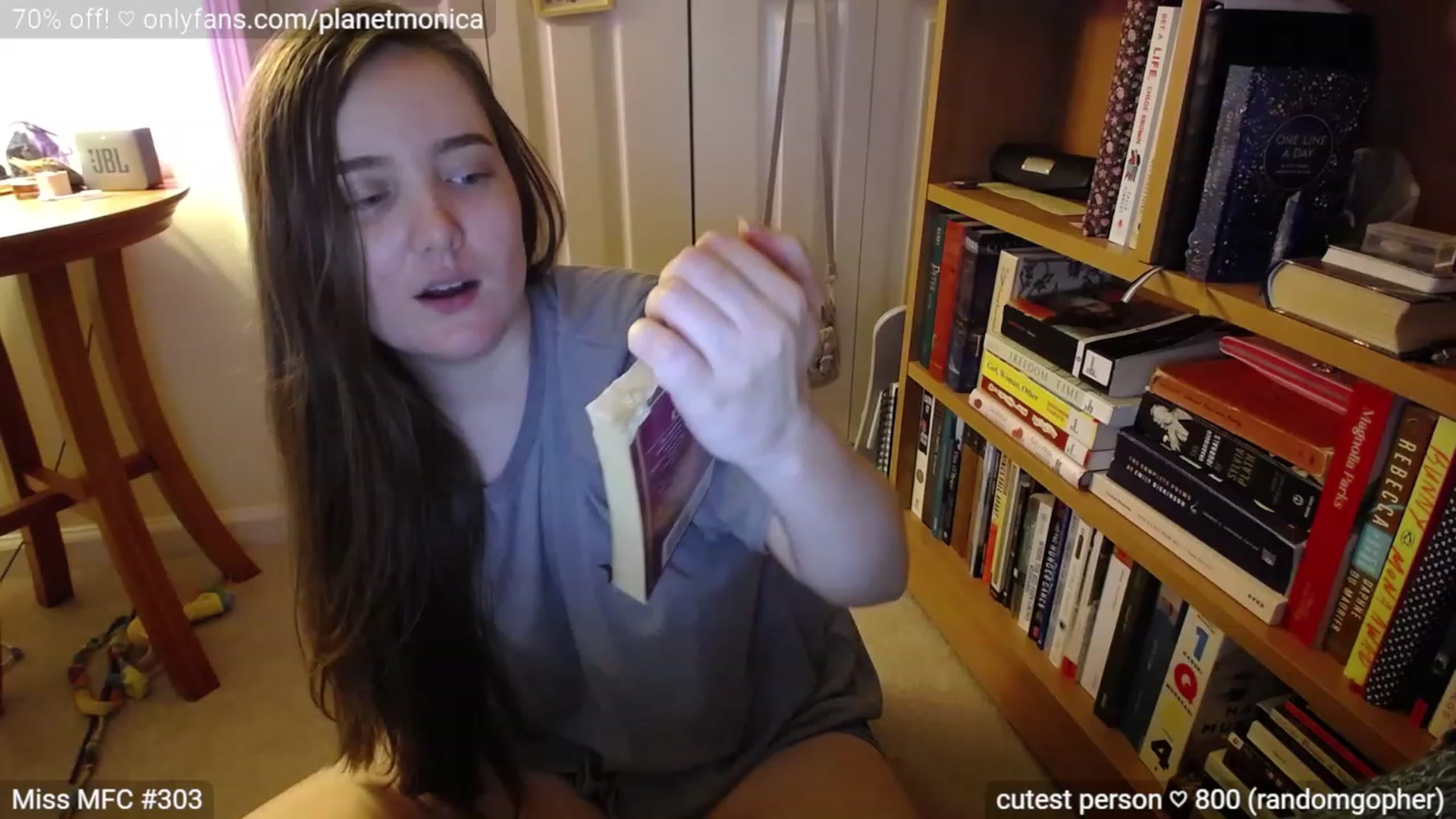 Gallery image thumbnail from Monica's myfreecams stream on, 07/04/2023, 04:47 image 9 of 20