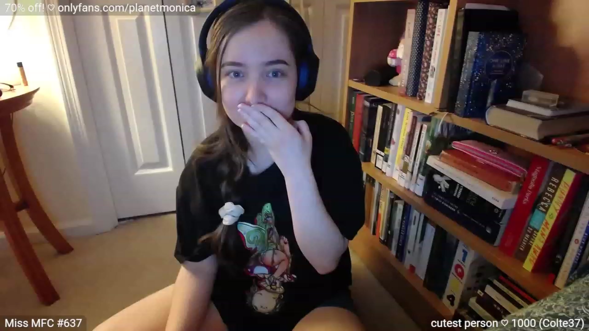 Gallery image thumbnail from Monica's myfreecams stream on, 07/08/2023, 04:58 image 4 of 20
