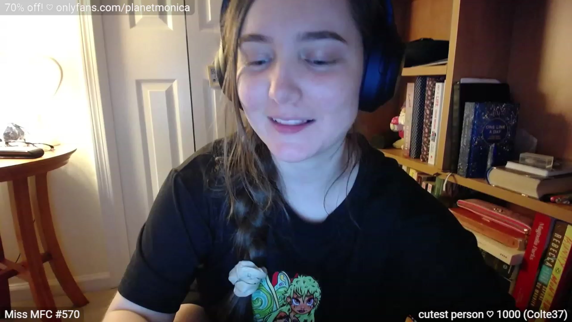 Gallery image thumbnail from Monica's myfreecams stream on, 07/08/2023, 04:58 image 18 of 20