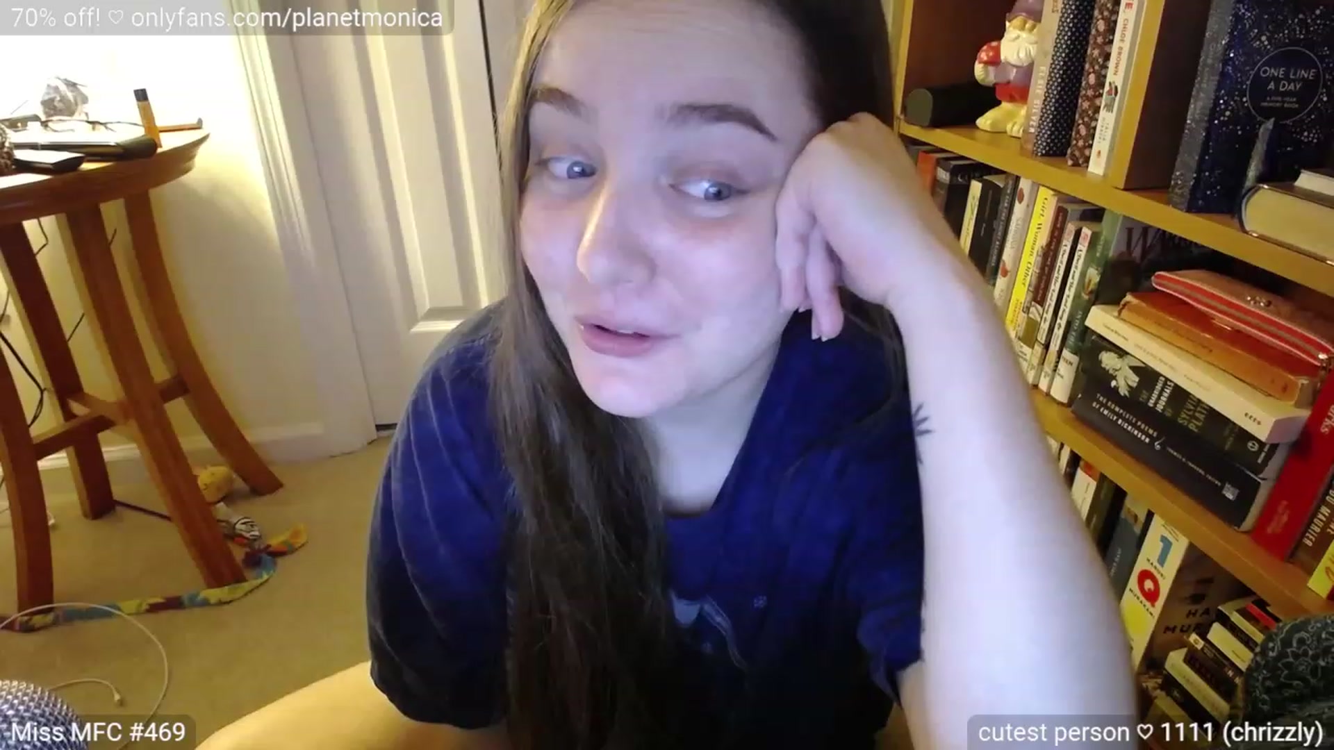 Gallery image thumbnail from Monica's myfreecams stream on, 07/10/2023, 04:12 image 19 of 20