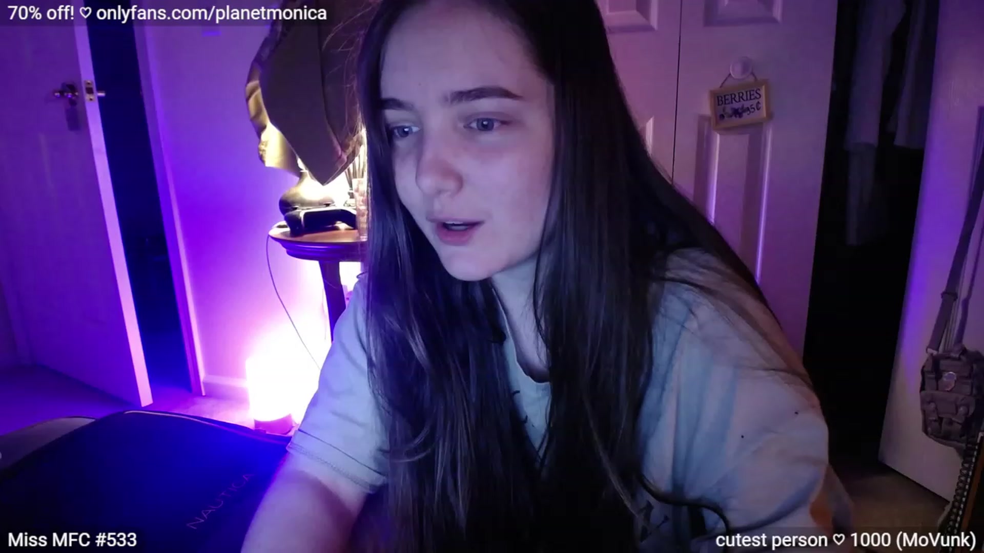 Gallery image thumbnail from Monica's myfreecams stream on, 07/13/2023, 03:13 image 20 of 20