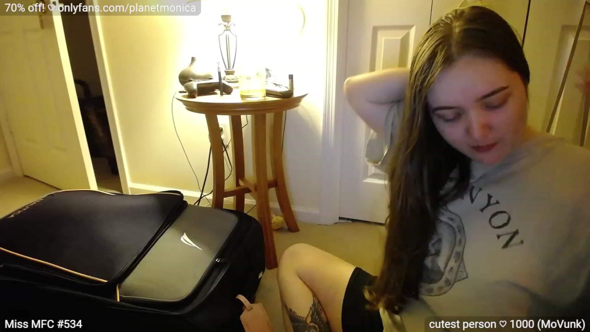 Gallery image thumbnail from Monica's myfreecams stream on, 07/13/2023, 03:13 image 4 of 20