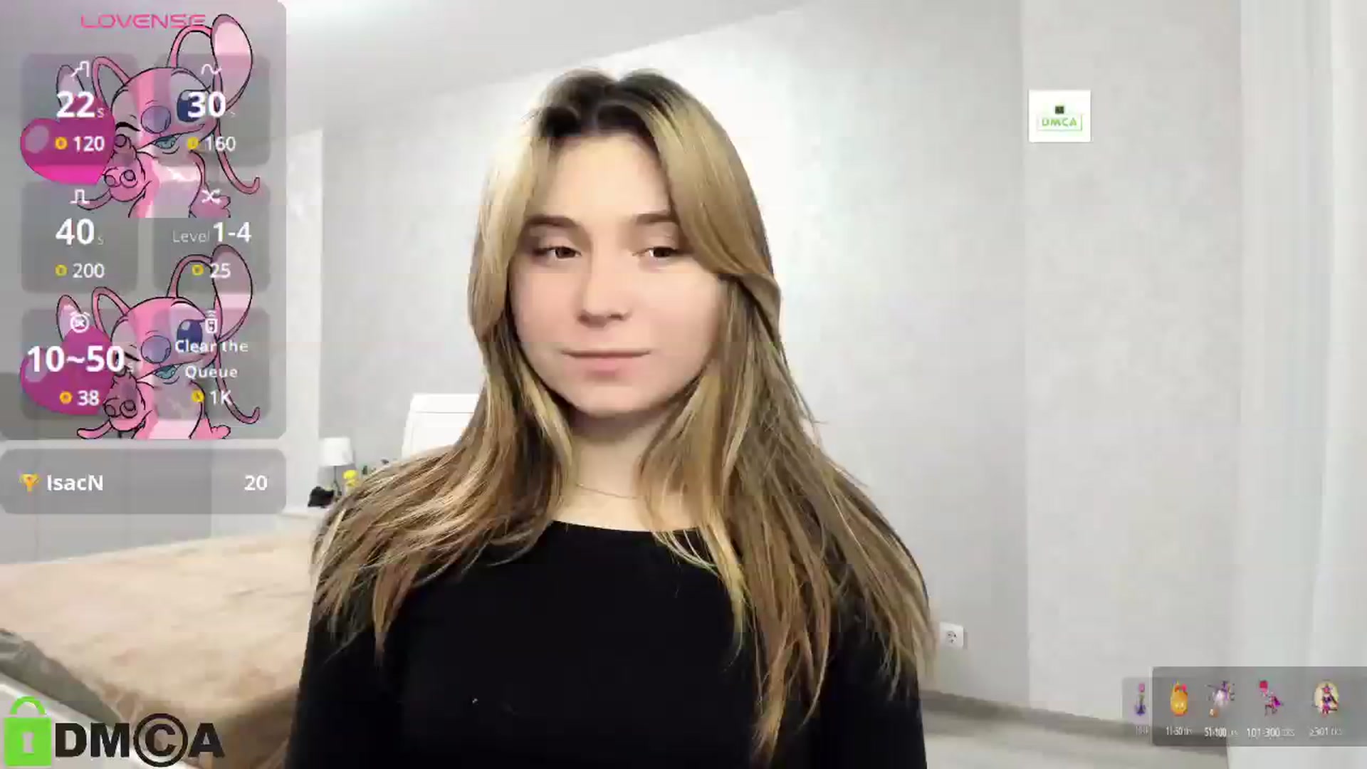 Gallery image thumbnail from MonicaaCute's myfreecams stream on, 12/07/2024, 19:08 image 4 of 20