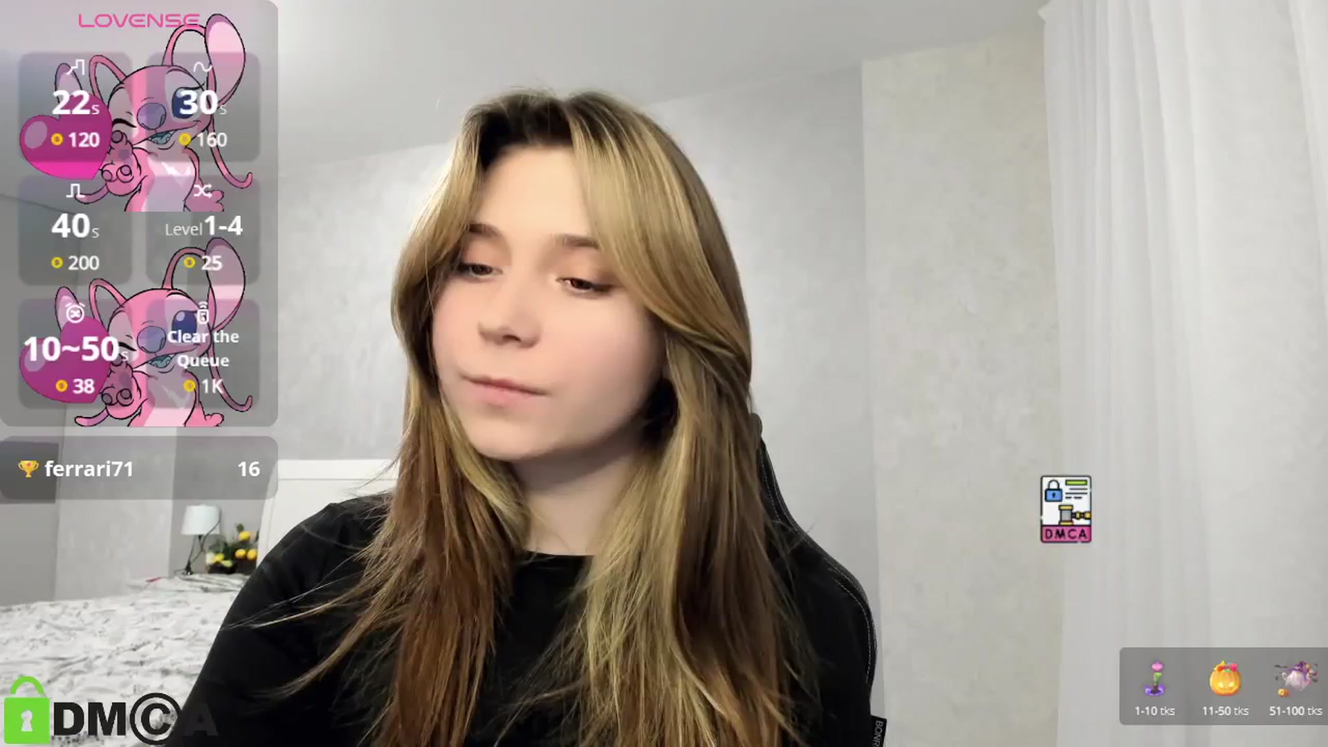 Gallery image thumbnail from MonicaaCute's myfreecams stream on, 01/11/2025, 18:44 image 16 of 20